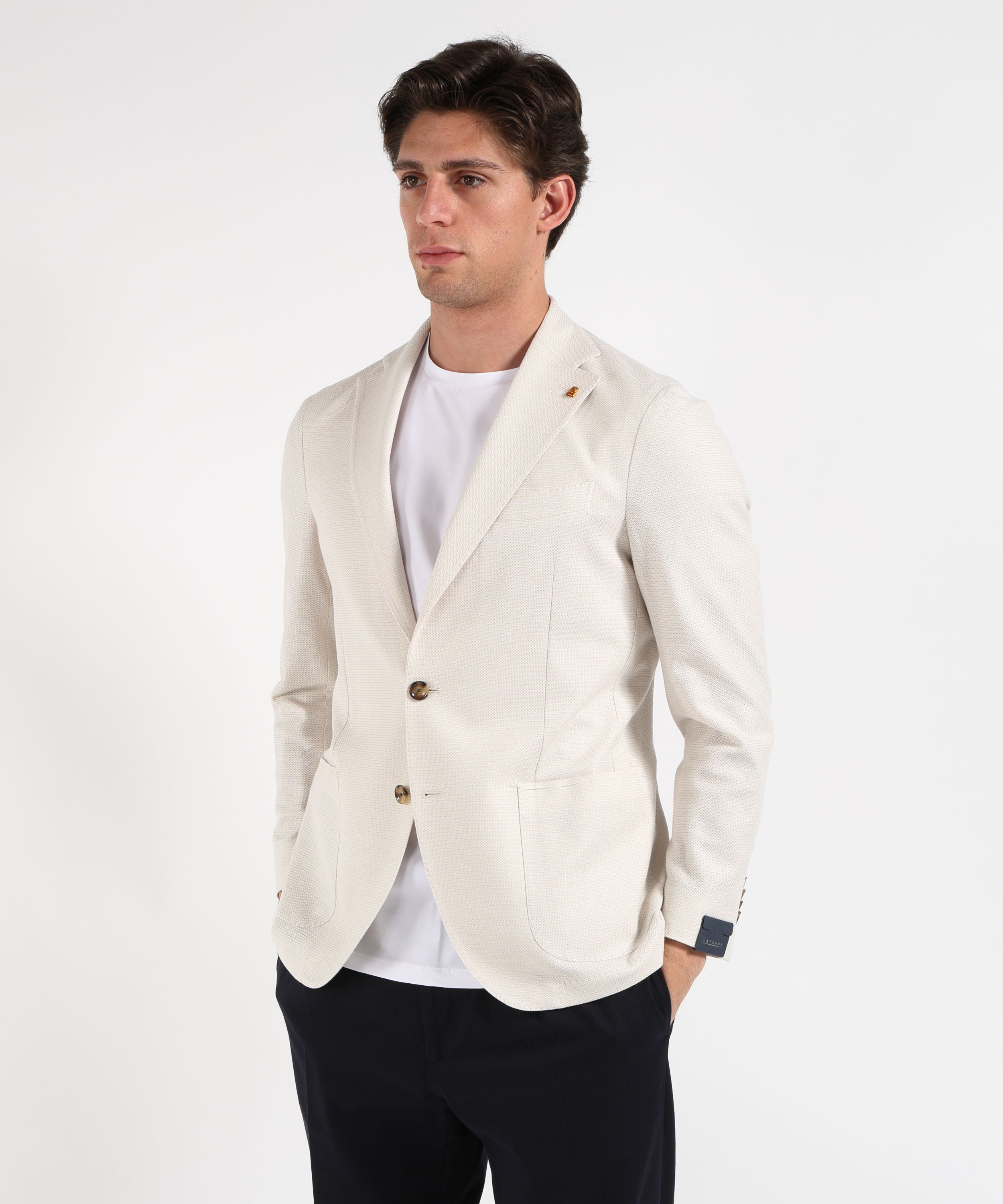 LATORRE Giacca Uomo 2 Bottoni – Tessuto Ammaliato