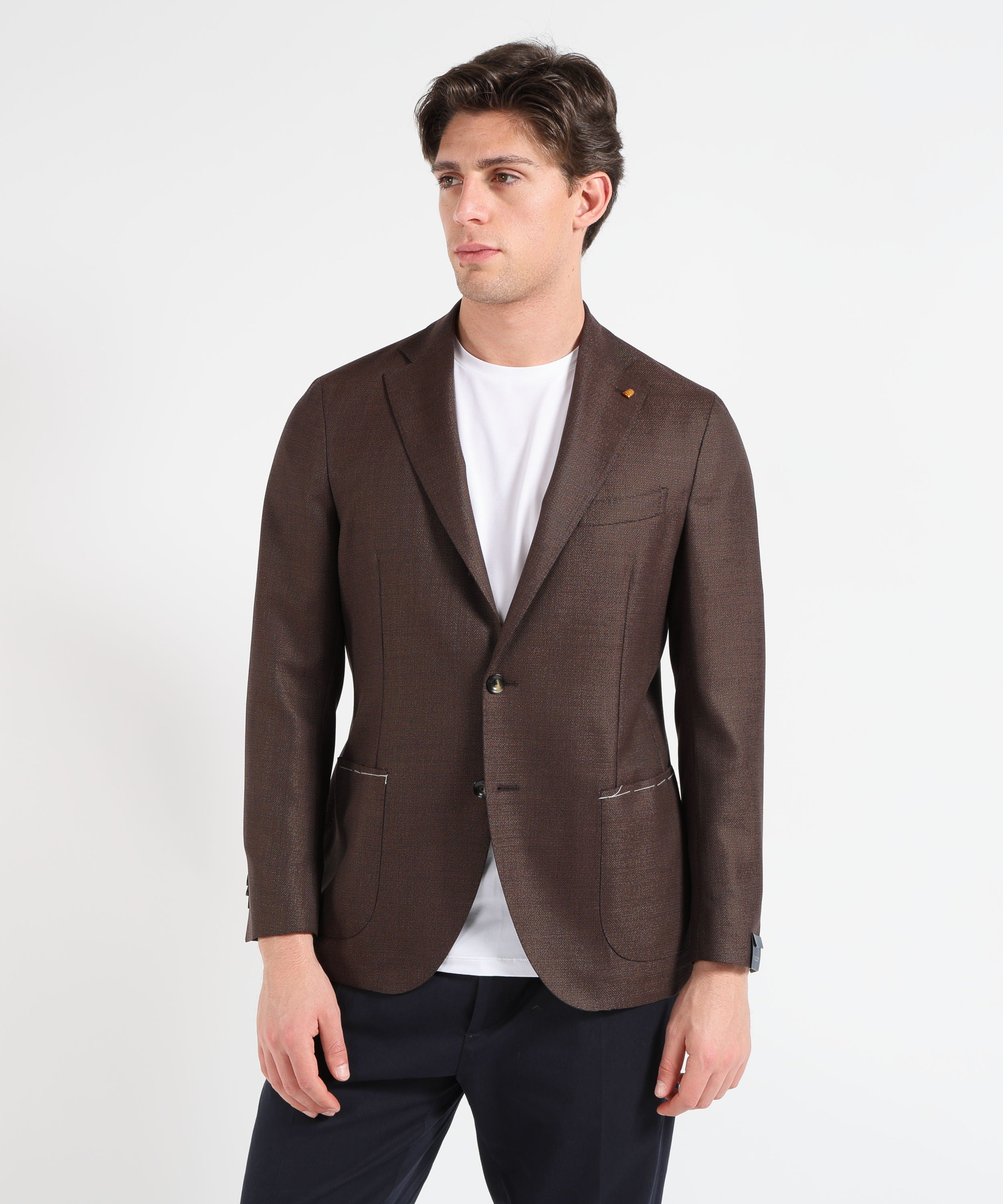 LATORRE Giacca Uomo 2 Bottoni – Effetto Armaturato