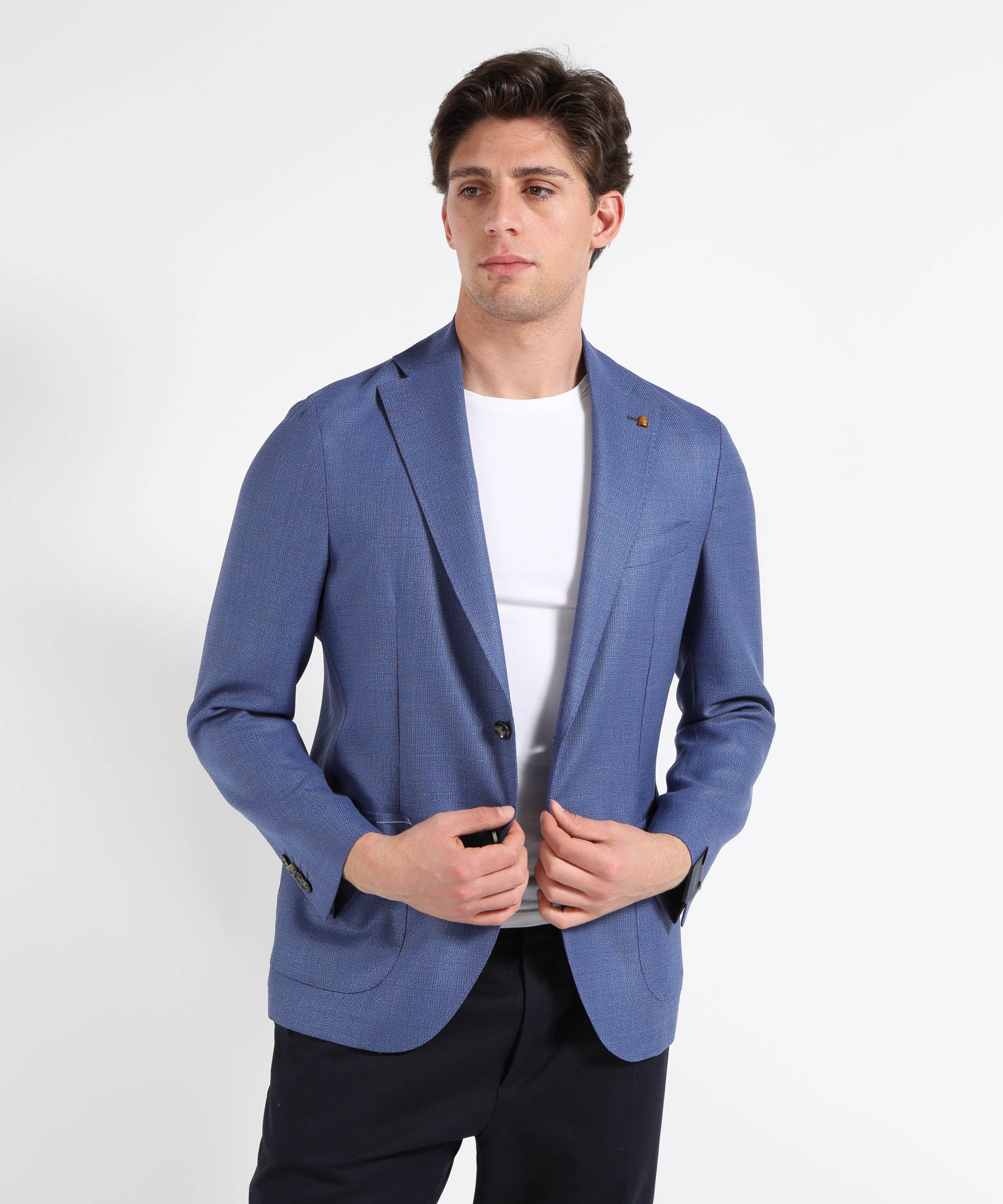 LATORRE Giacca Uomo 2 Bottoni – Effetto Armaturato