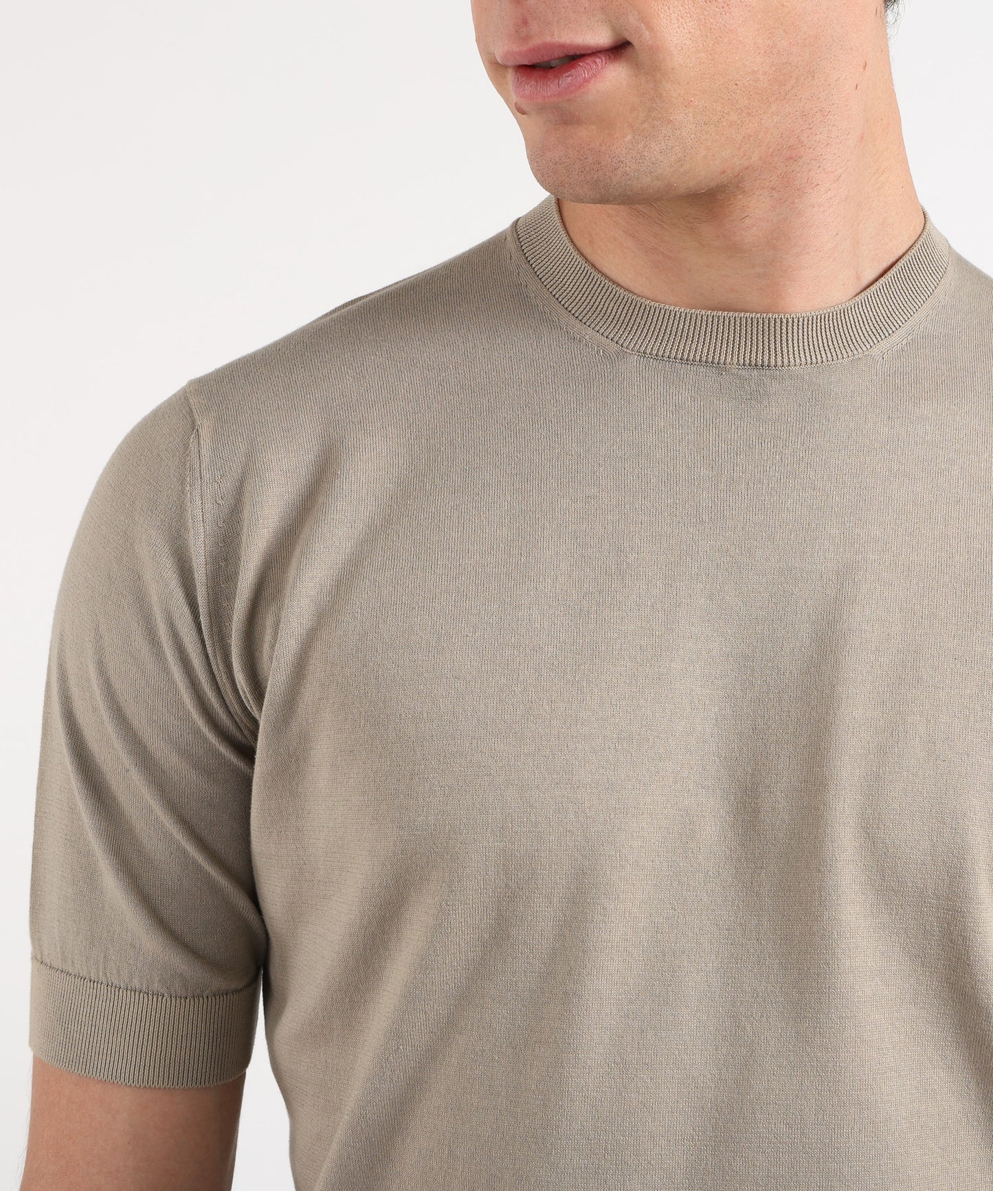 FILIPPO DE LAURENTIIS Men’s half-sleeve T-shirt – Sublime Cotton