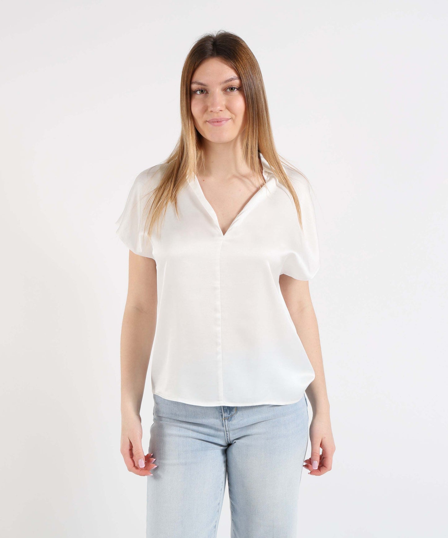 LIUJO BLACK Satin blouse