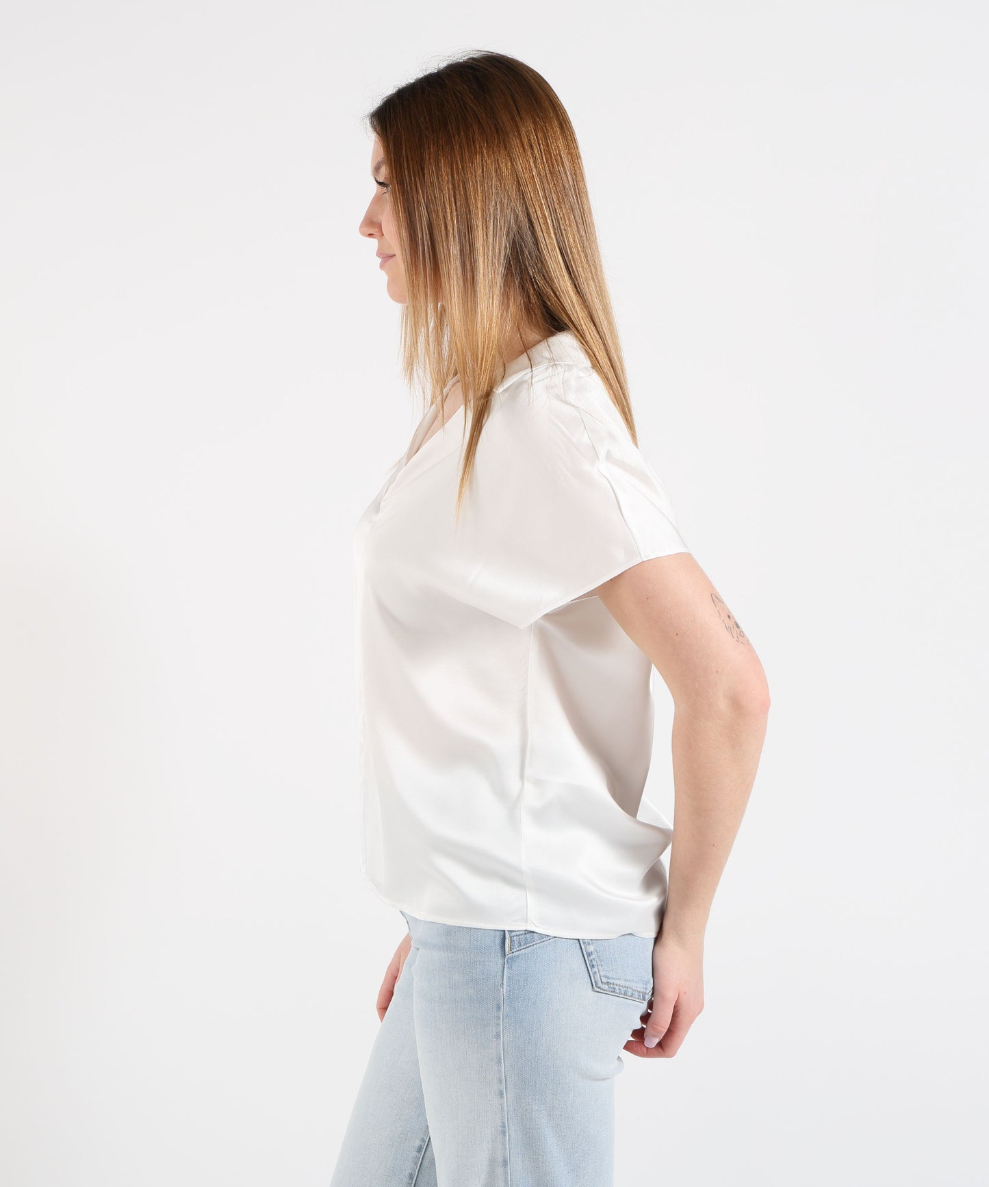 LIUJO BLACK Satin blouse