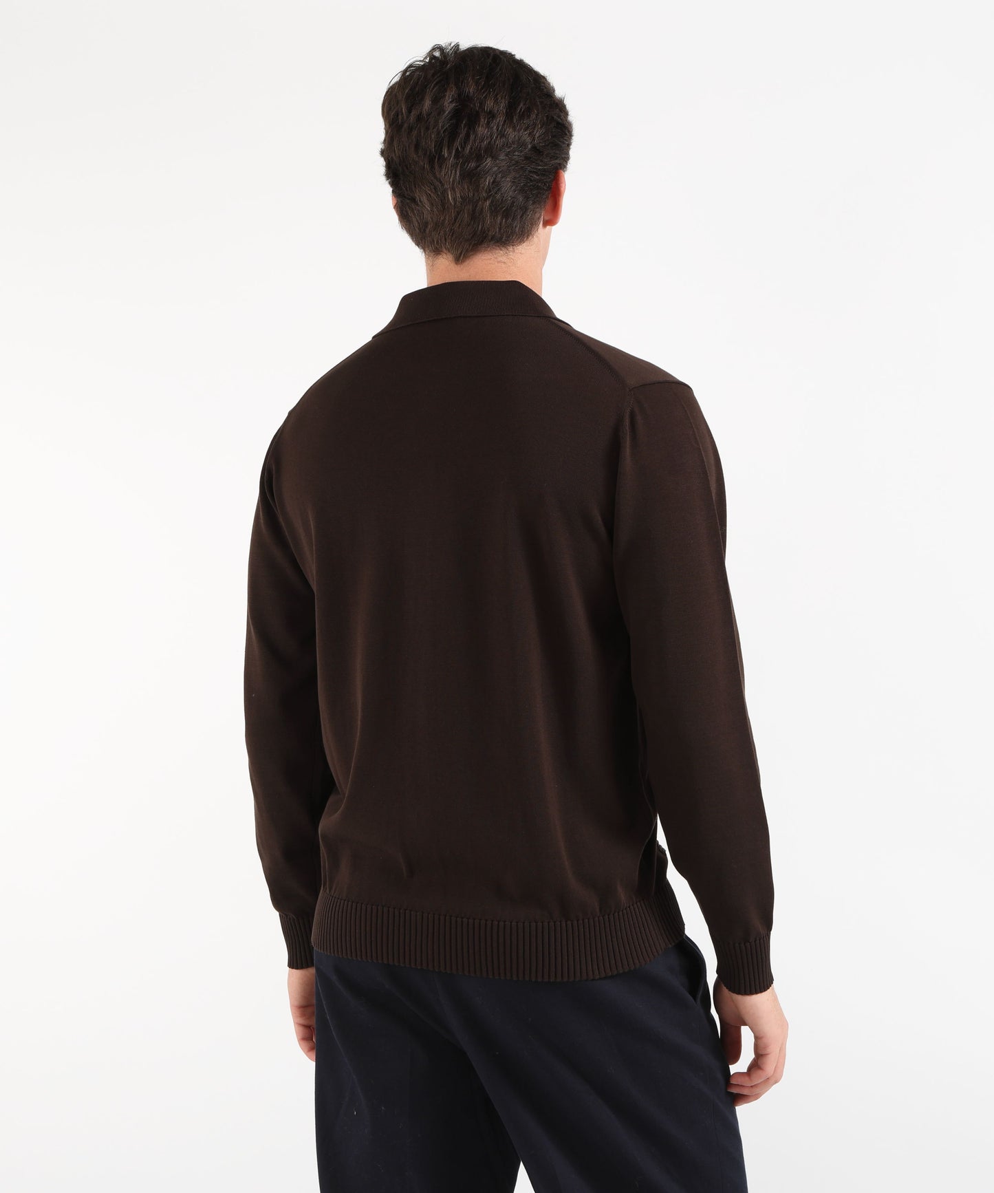 FILIPPO DE LAURENTIIS Men’s short blouse – polo collar