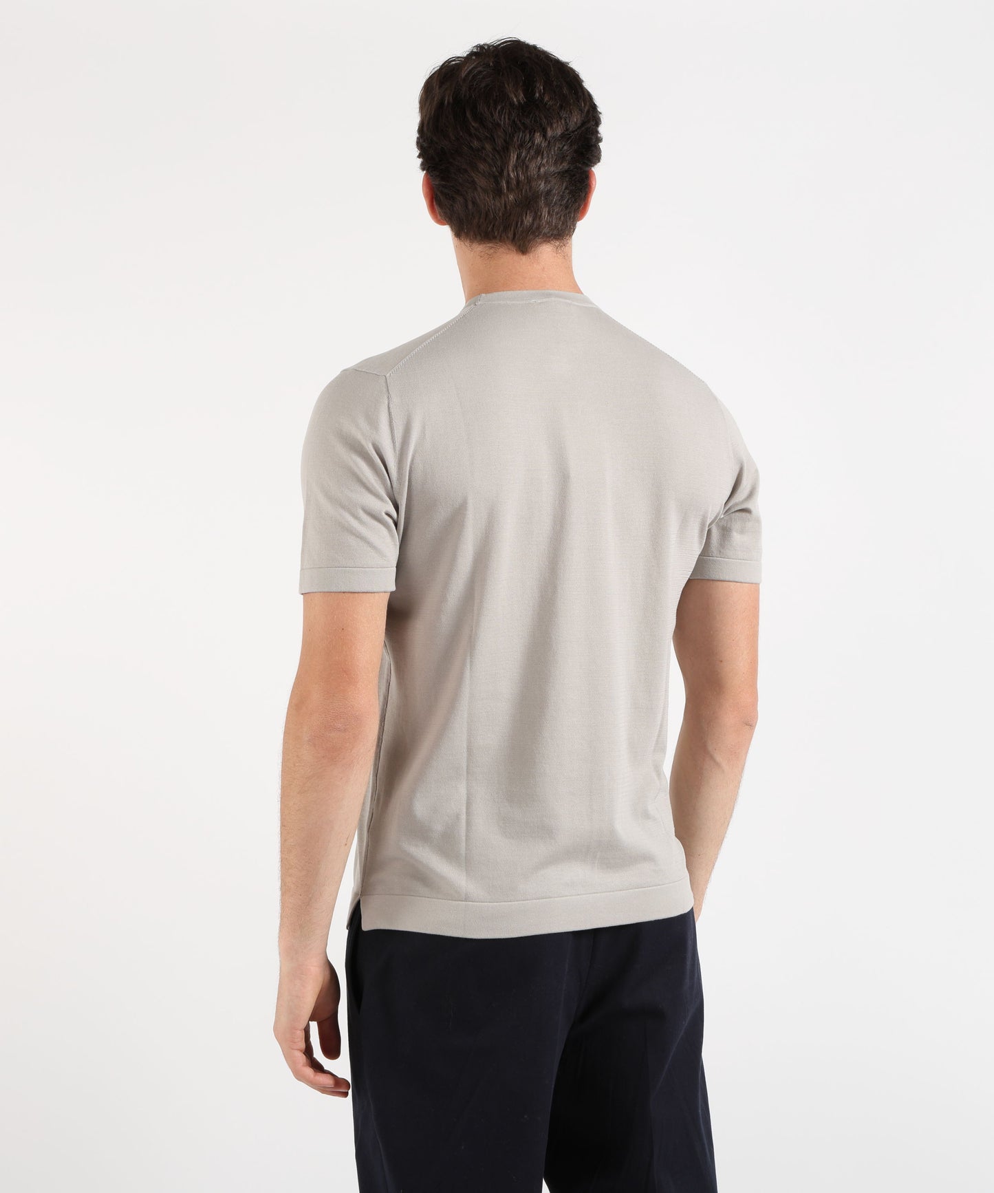 MARINO  Men’s short-sleeve top – cotton crepe