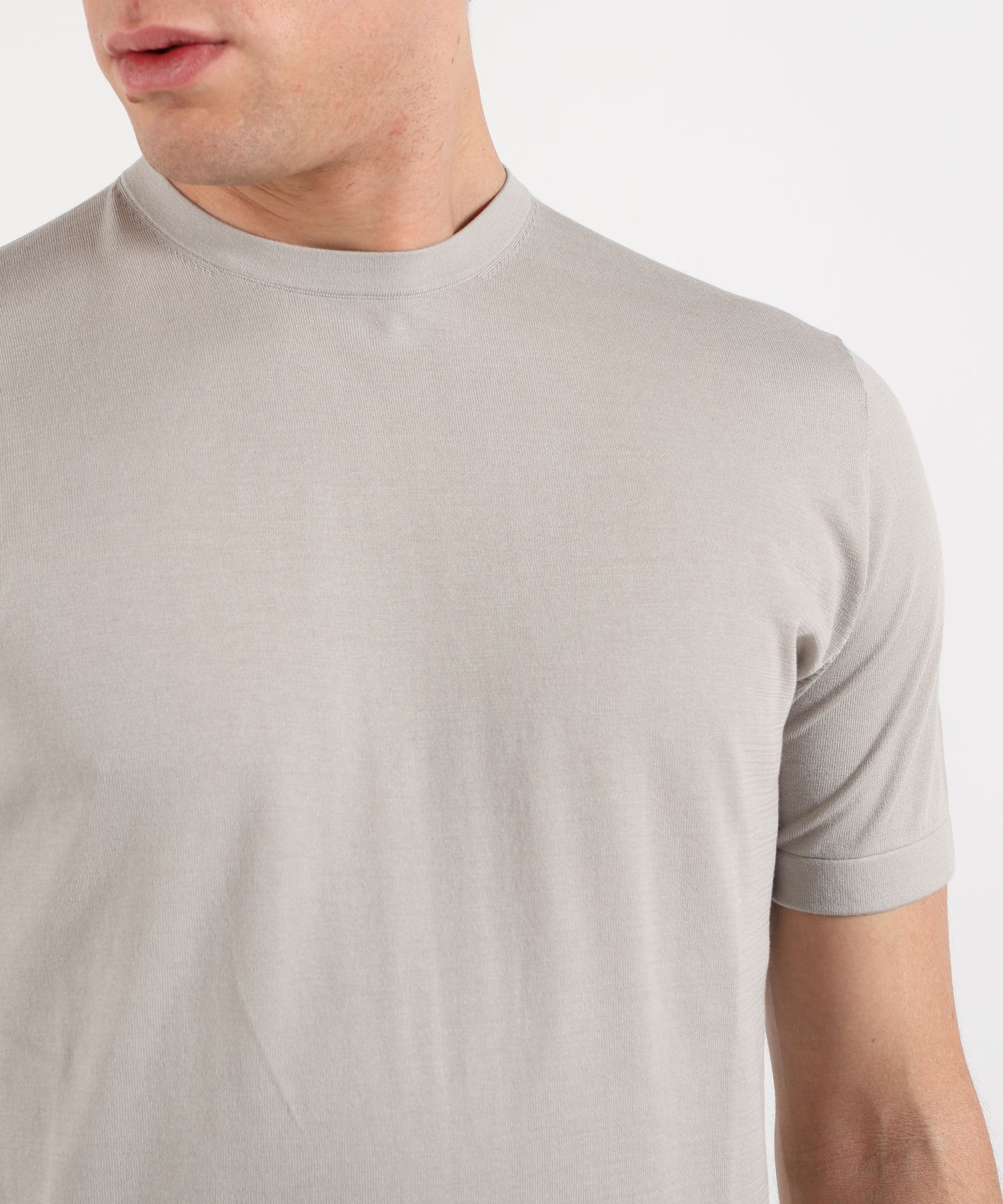 MARINO  Men’s short-sleeve top – cotton crepe