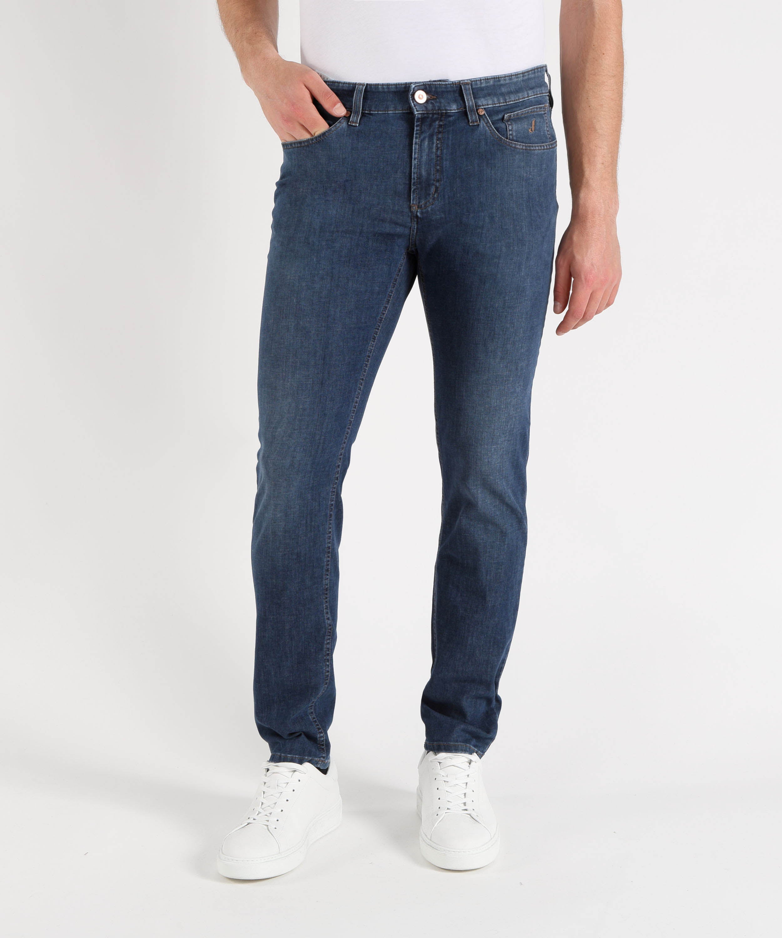 Jeans JECKERSON jordan 5 tasche slim Blu medio | JECKERSON
