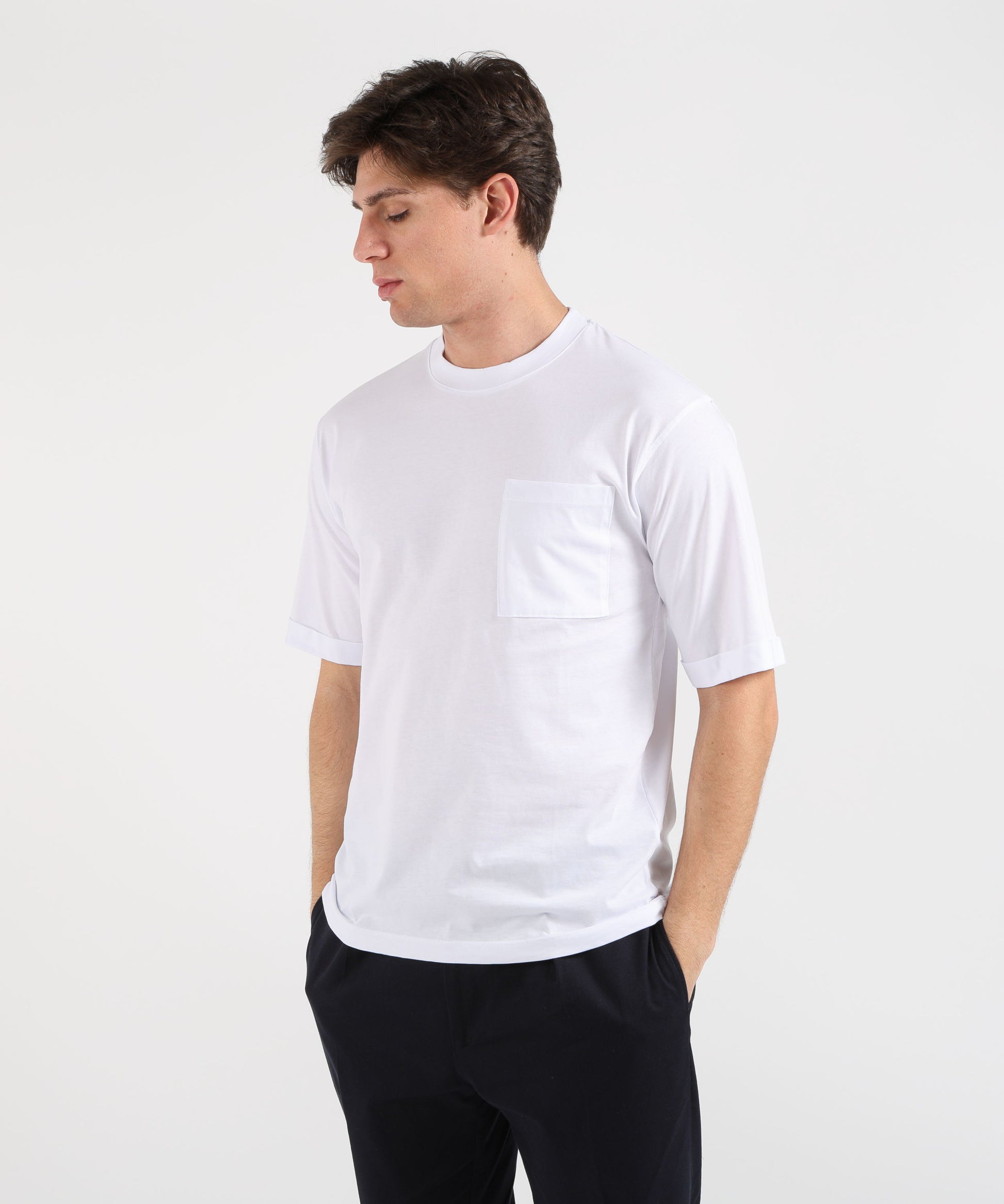T-shirts MRN Men’s short-sleeve T-shirt – Oversized fit Bianco | MRN