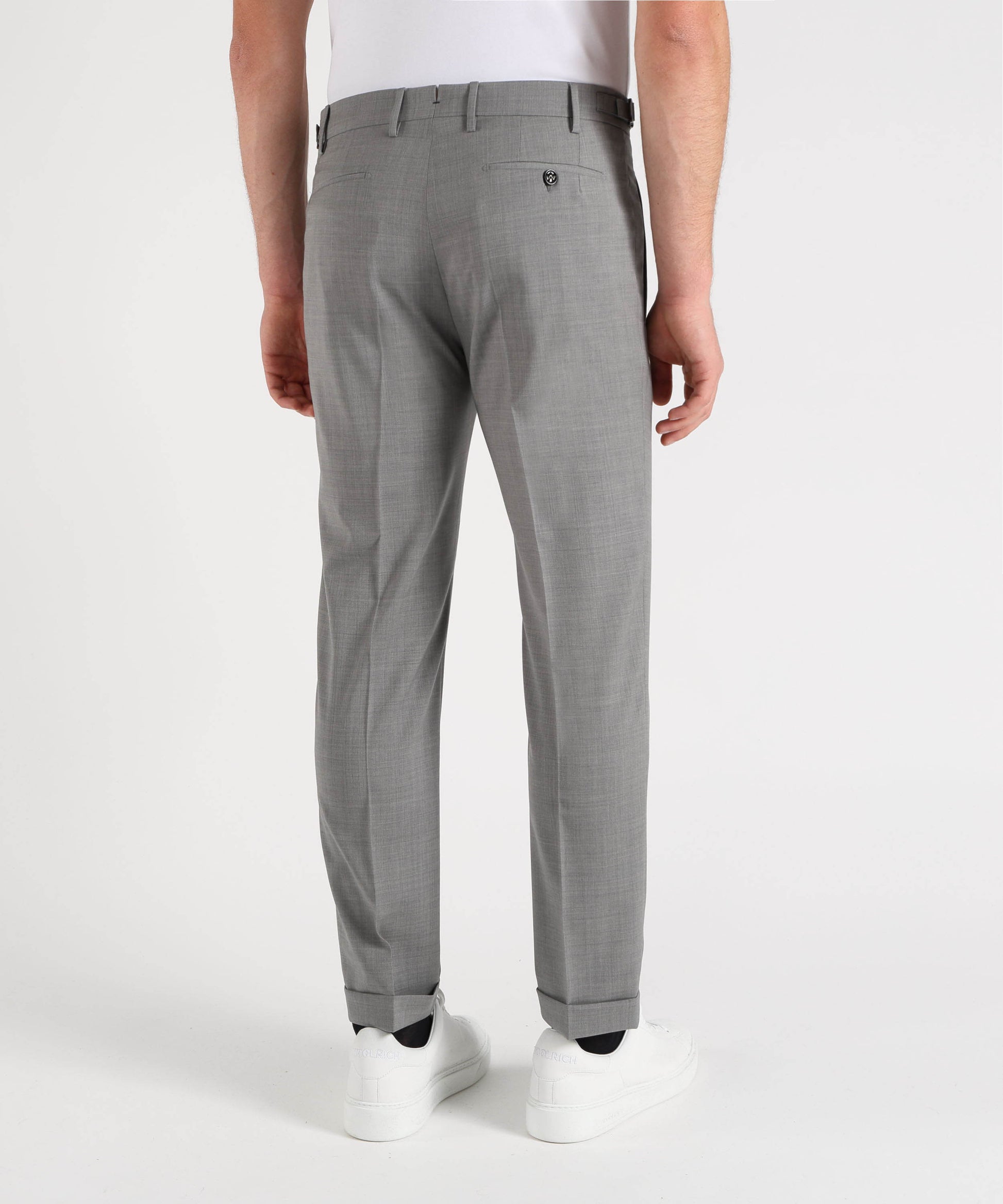 Trousers BERWICH Men’s classic trousers with pleats Grigio | BERWICH
