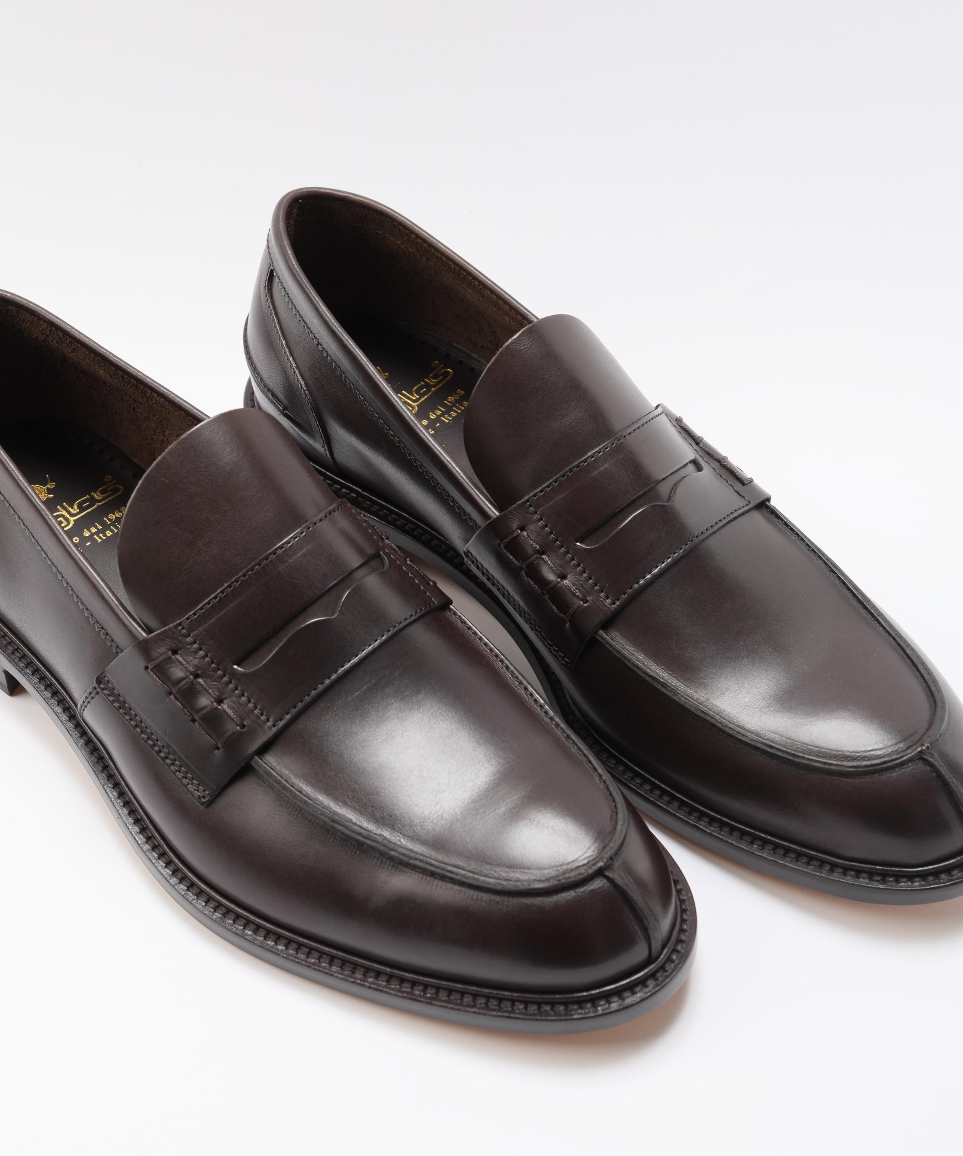 Mocassini DOUGLAS Mocassino in pelle Testa di moro | DOUGLAS