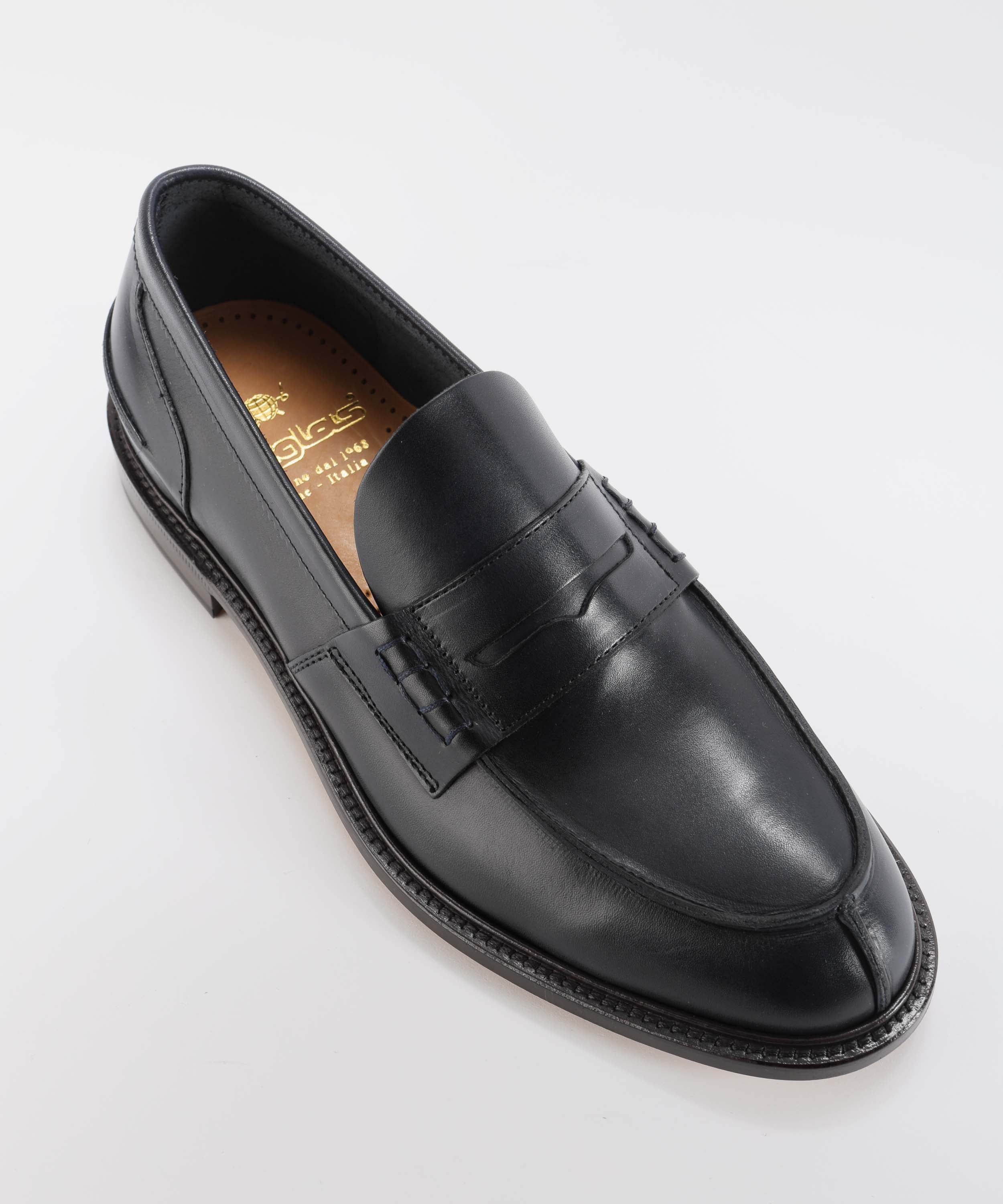 Loafers DOUGLAS Leather moccasins Blu | DOUGLAS