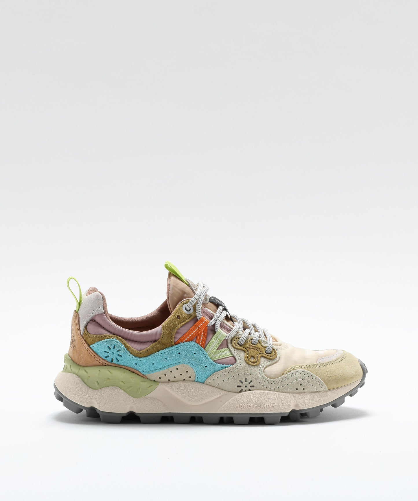 FLOWER MOUNTAIN Yamano 3 sneakers in suede and technical fabric