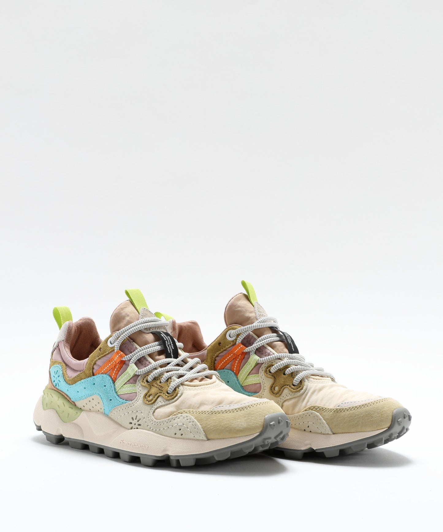 FLOWER MOUNTAIN Yamano 3 sneakers in suede and technical fabric