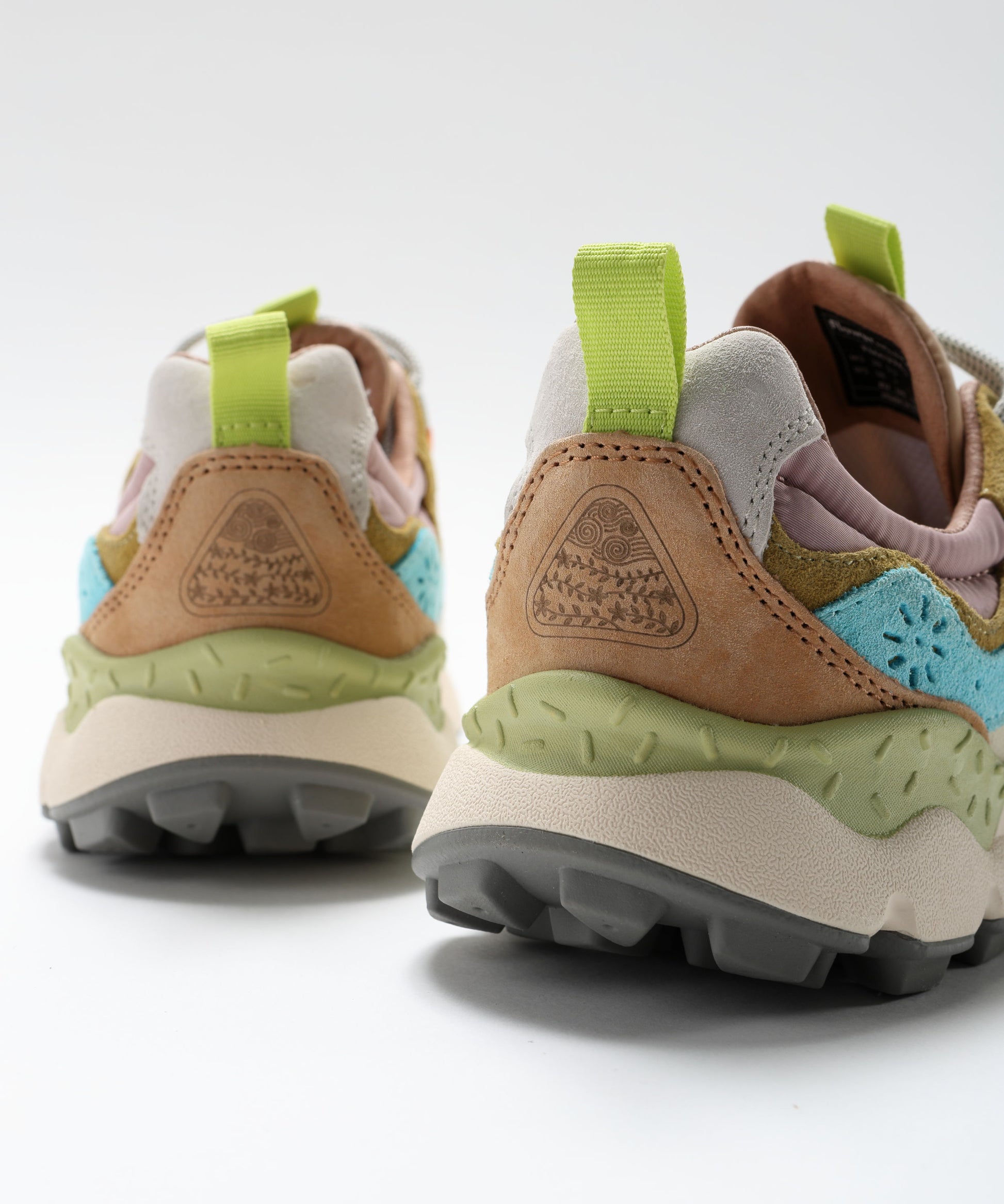 Sneakers FLOWER MOUNTAIN Yamano 3 sneakers in suede and technical fabric Multicolor | FLOWER MOUNTAIN