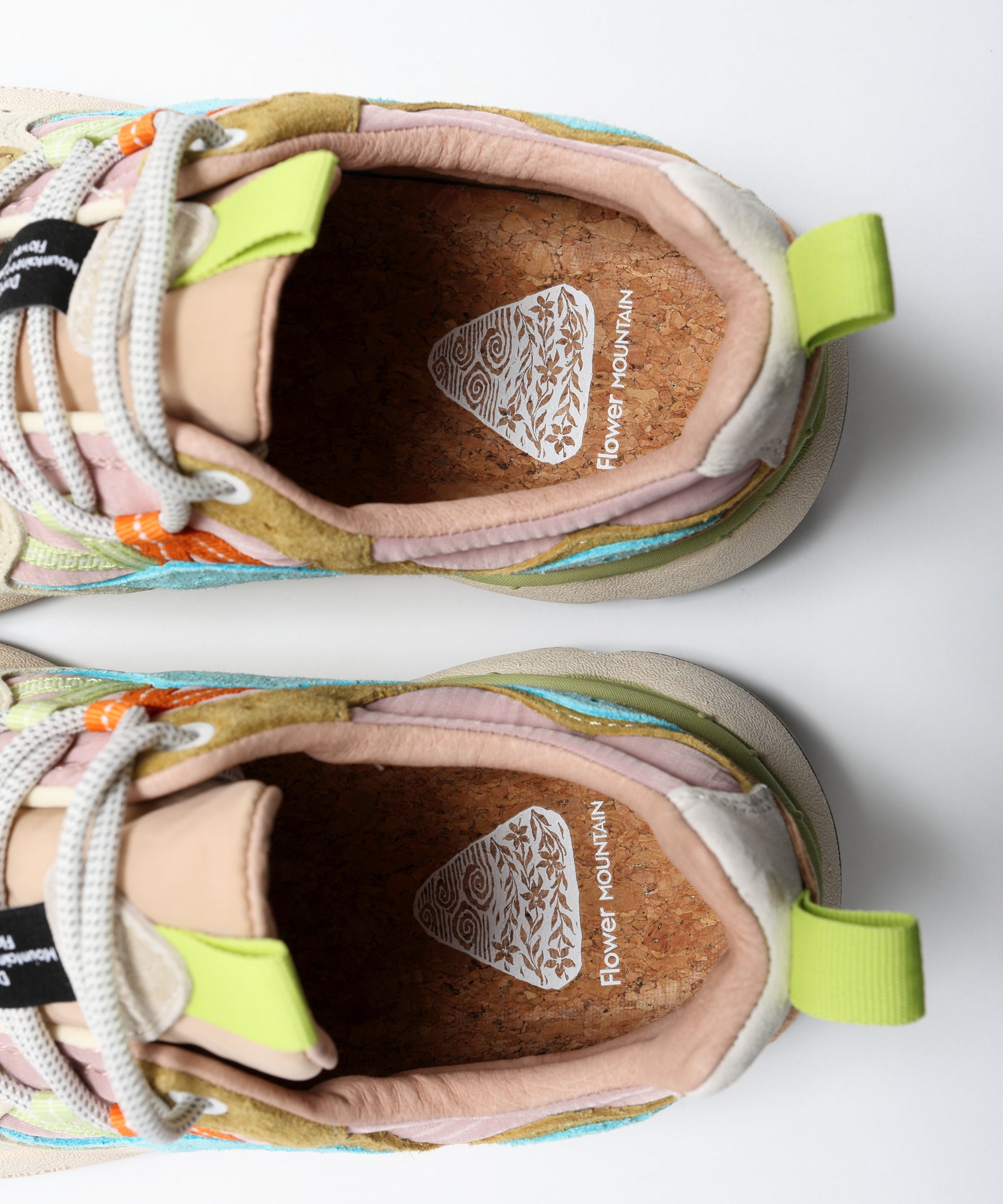 Sneakers FLOWER MOUNTAIN Yamano 3 sneakers in suede and technical fabric Multicolor | FLOWER MOUNTAIN