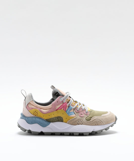 Sneakers FLOWER MOUNTAIN Sneakers Yamano 3 in suede e tessuto tecnico Multicolor | FLOWER MOUNTAIN