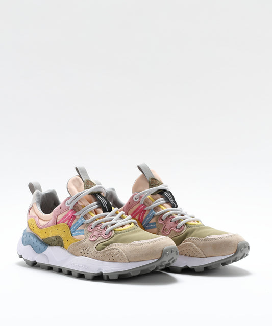 Sneakers FLOWER MOUNTAIN Sneakers Yamano 3 in suede e tessuto tecnico Multicolor | FLOWER MOUNTAIN