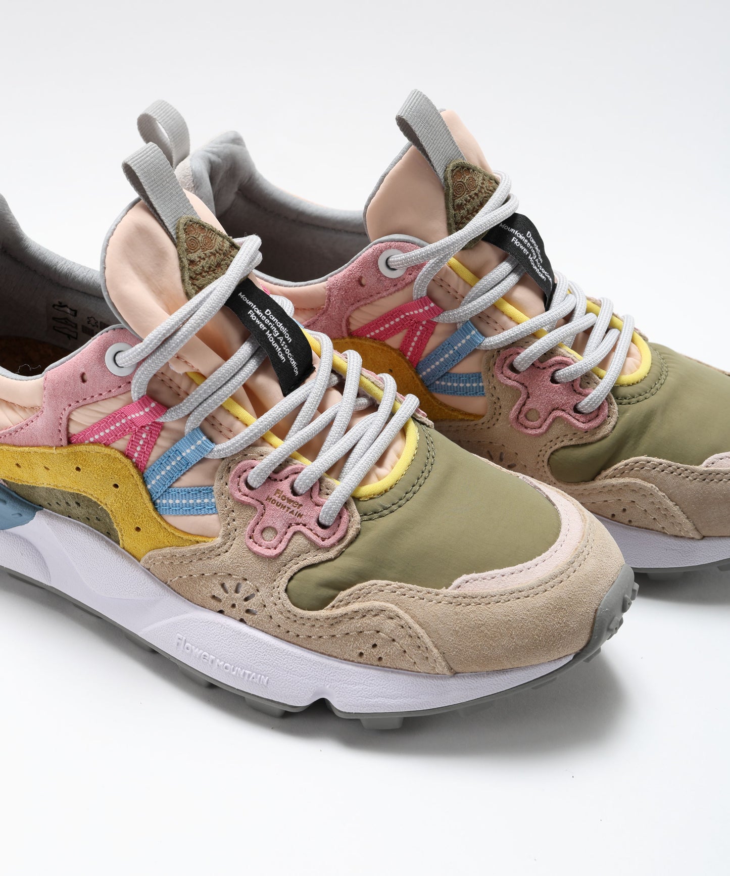 FLOWER MOUNTAIN Yamano 3 sneakers in suede and technical fabric