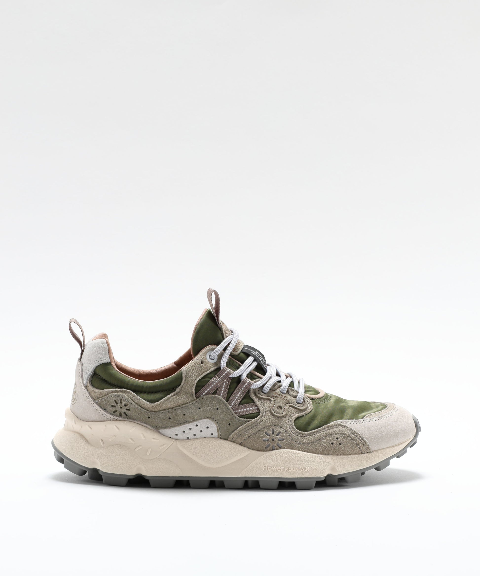 Sneakers FLOWER MOUNTAIN Yamano 3 sneakers in suede and technical fabric Multicolor | FLOWER MOUNTAIN