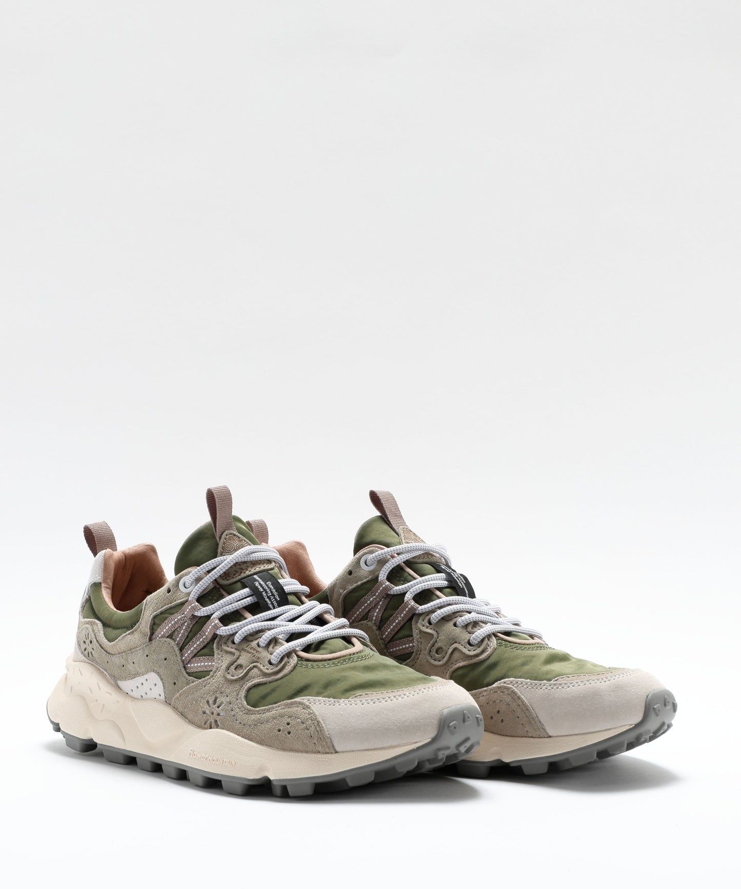 FLOWER MOUNTAIN Yamano 3 sneakers in suede and technical fabric