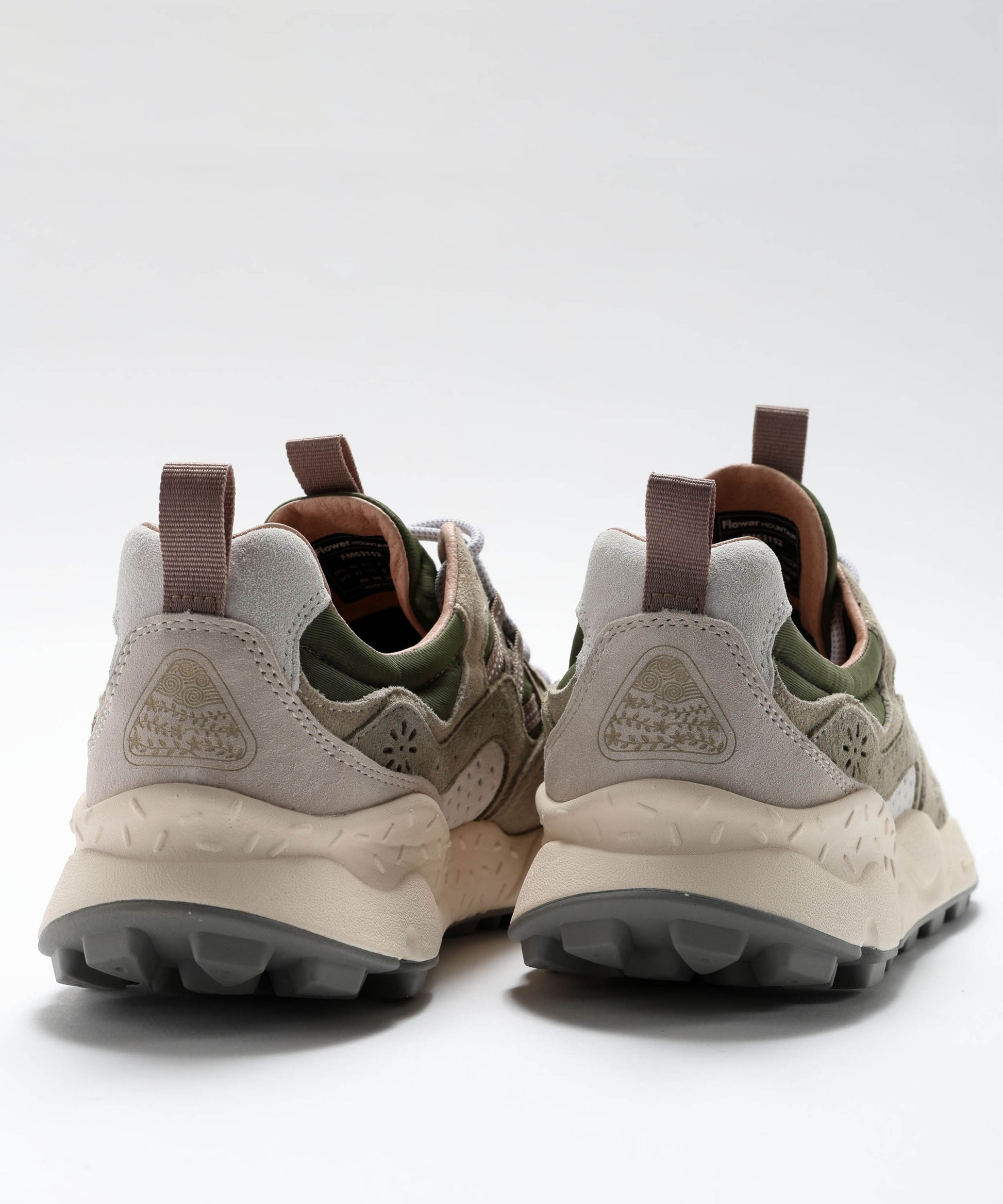 Sneakers FLOWER MOUNTAIN Yamano 3 sneakers in suede and technical fabric Multicolor | FLOWER MOUNTAIN