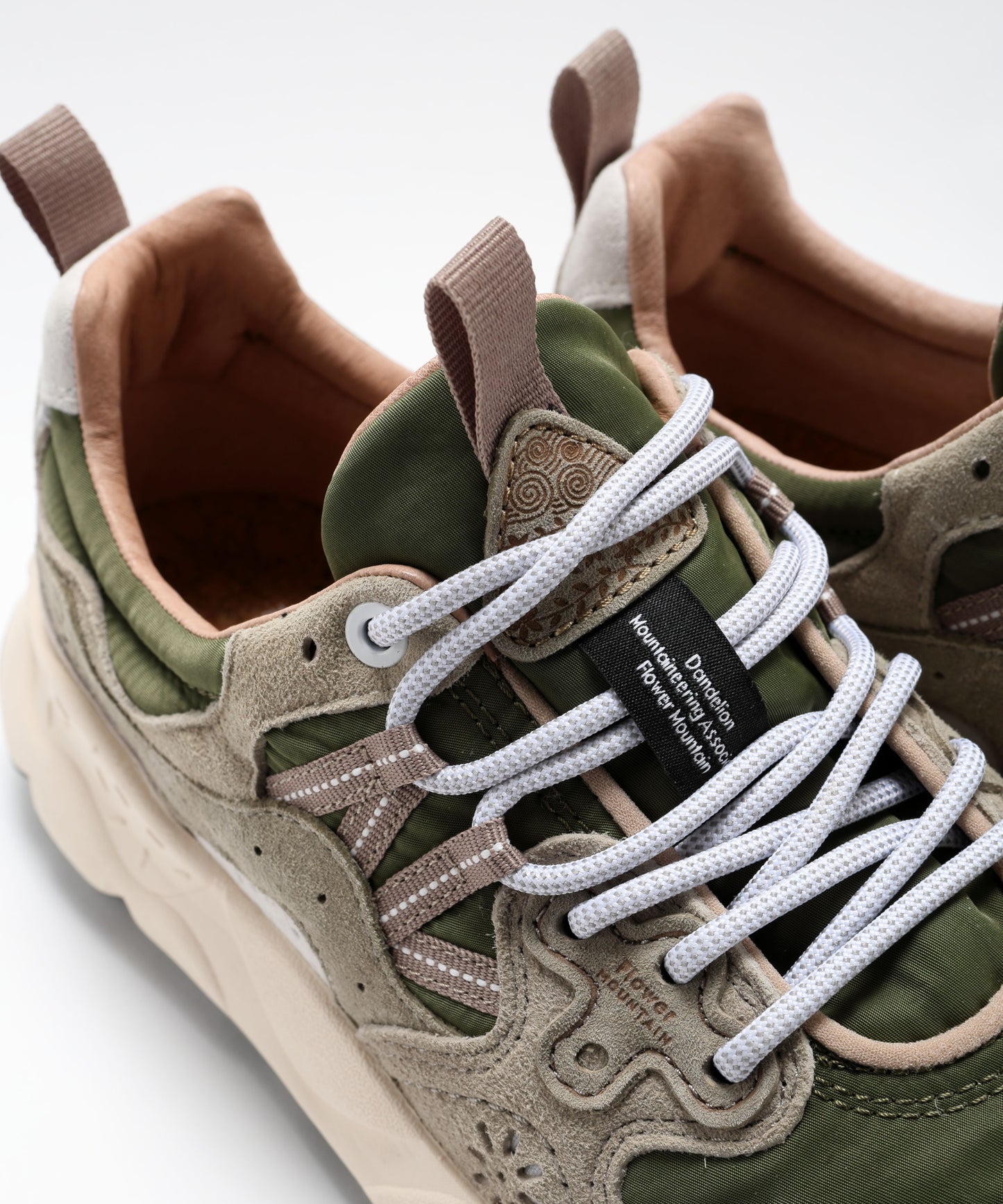 FLOWER MOUNTAIN Yamano 3 sneakers in suede and technical fabric