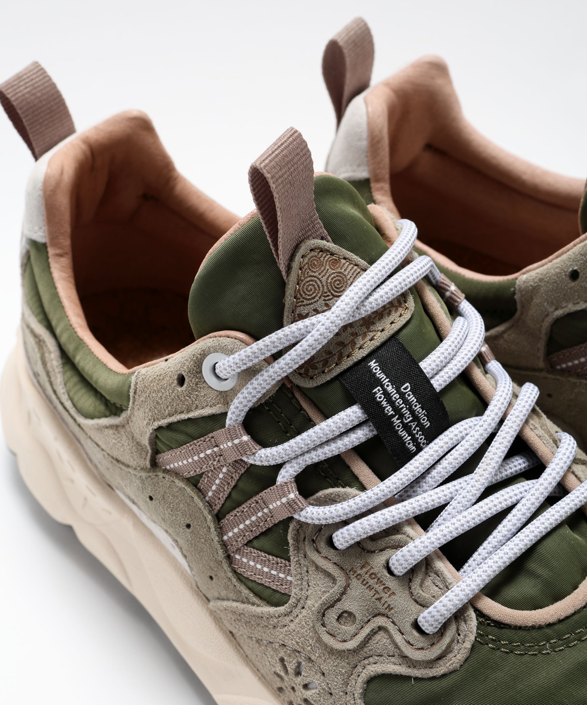 Sneakers FLOWER MOUNTAIN Yamano 3 sneakers in suede and technical fabric Multicolor | FLOWER MOUNTAIN