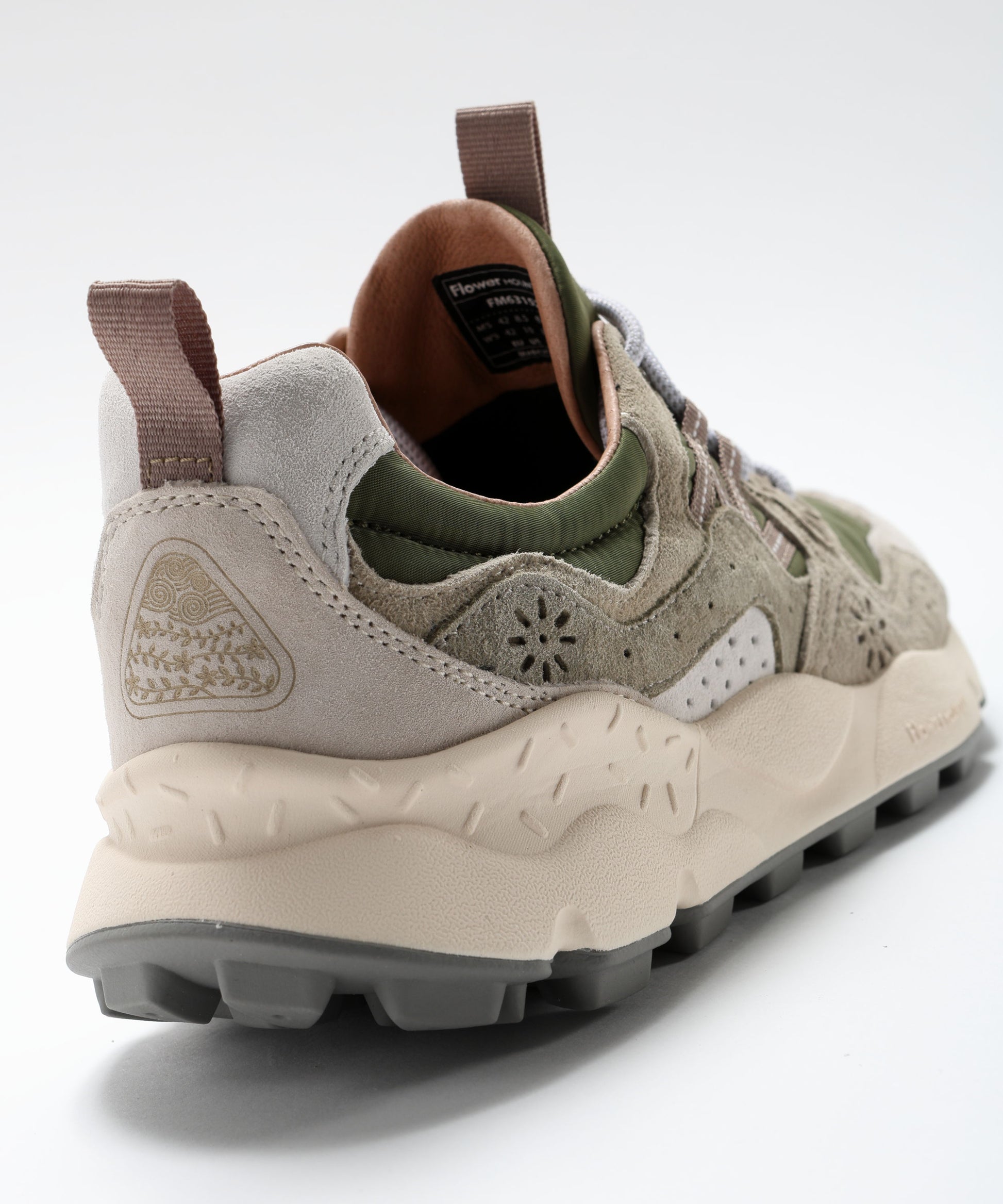 Sneakers FLOWER MOUNTAIN Yamano 3 sneakers in suede and technical fabric Multicolor | FLOWER MOUNTAIN