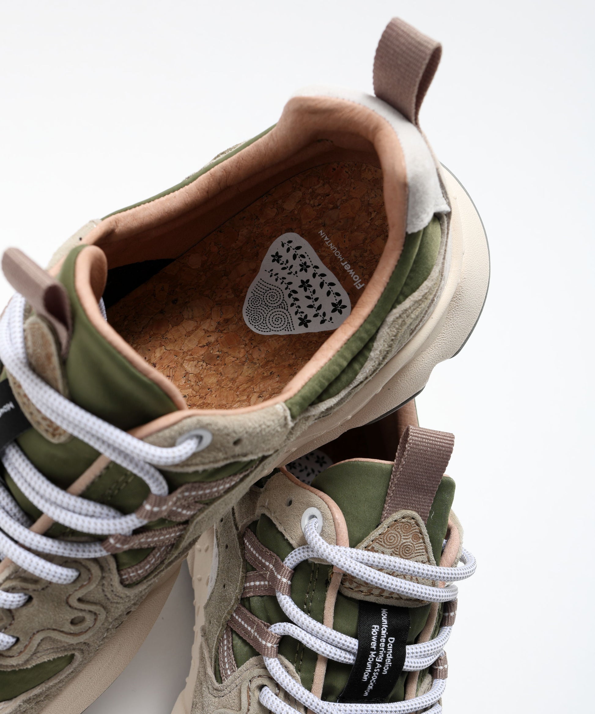 Sneakers FLOWER MOUNTAIN Yamano 3 sneakers in suede and technical fabric Multicolor | FLOWER MOUNTAIN