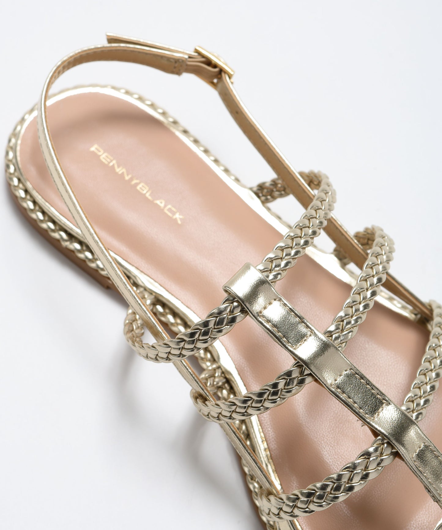PENNYBLACK Braided Strap Sandals