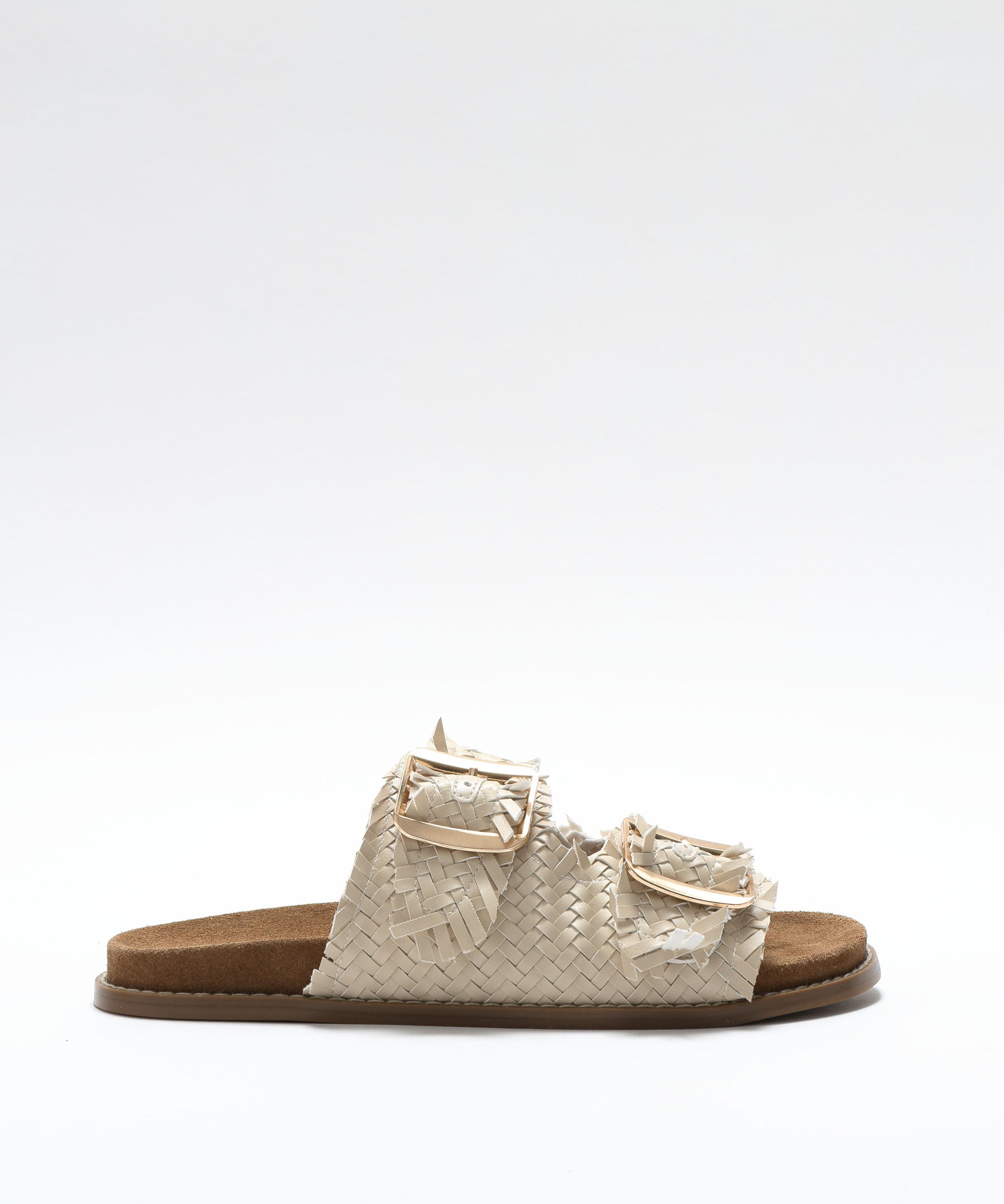 Sandals PENNYBLACK Braided Sandals with Buckles Avorio | PENNYBLACK