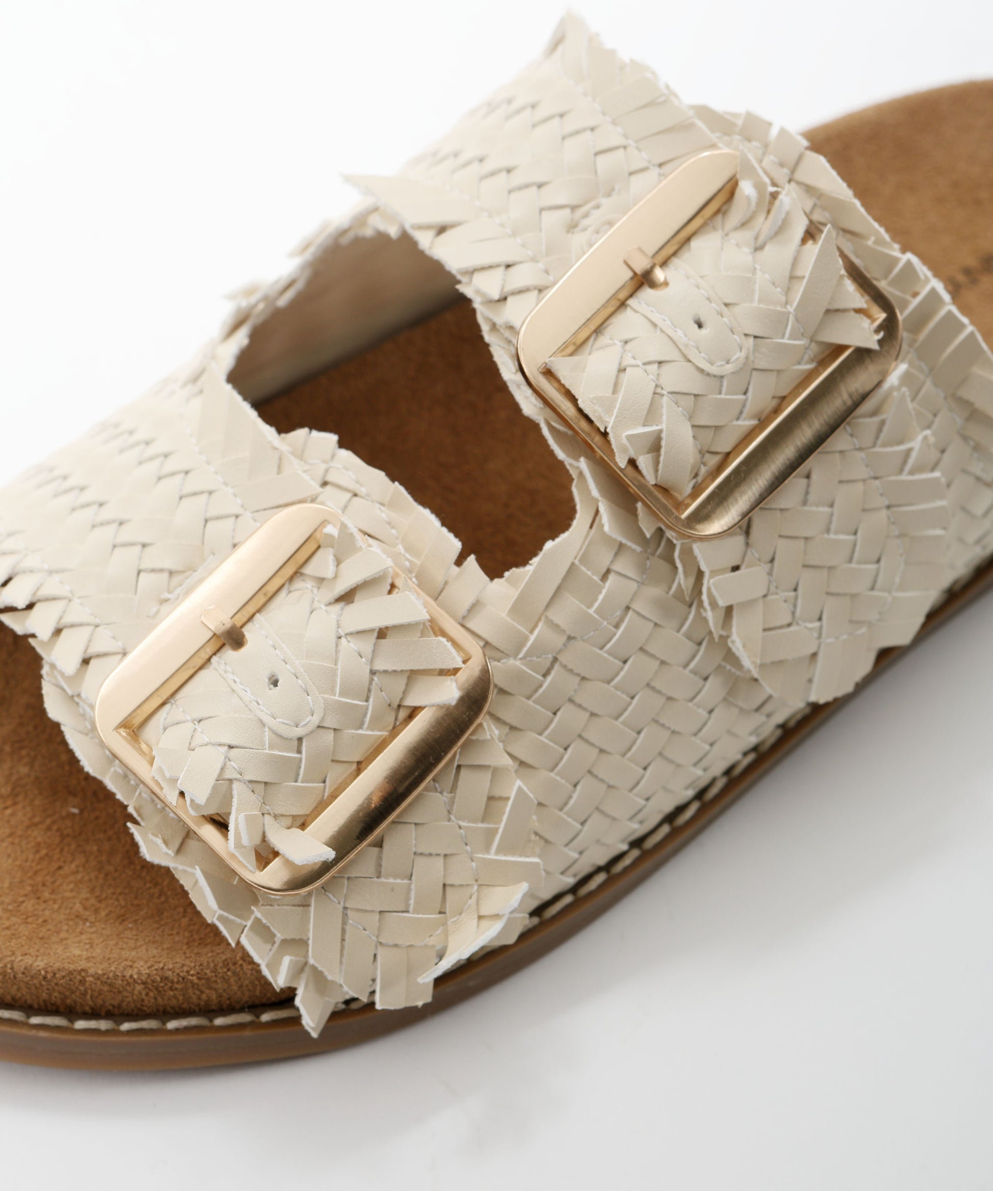 Sandals PENNYBLACK Braided Sandals with Buckles Avorio | PENNYBLACK