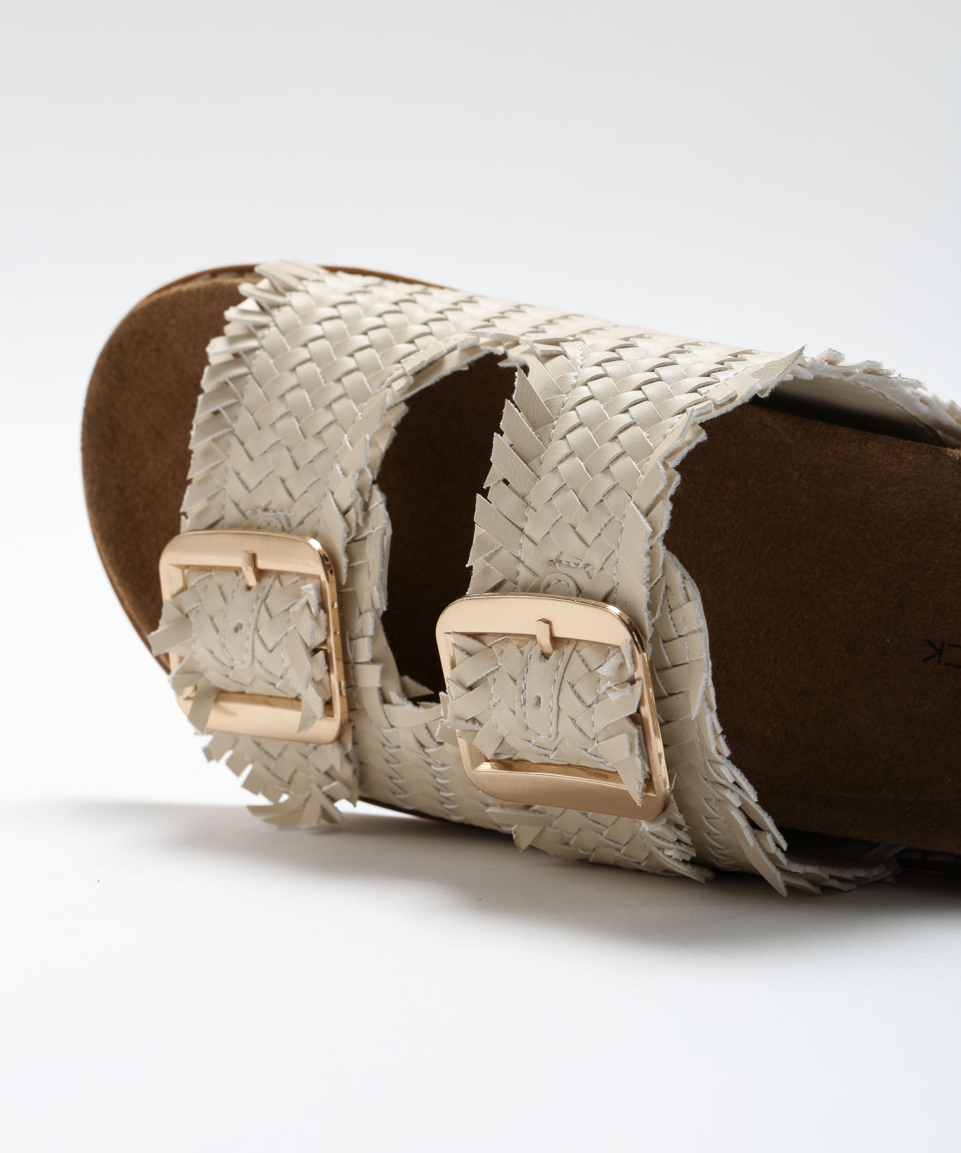 Sandals PENNYBLACK Braided Sandals with Buckles Avorio | PENNYBLACK