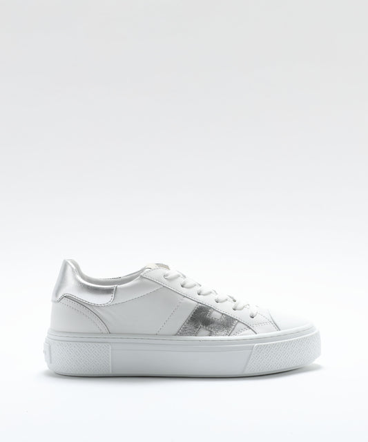 Sneakers HOGAN  Sneakers Hogan Crosswind Bianco/argento | HOGAN