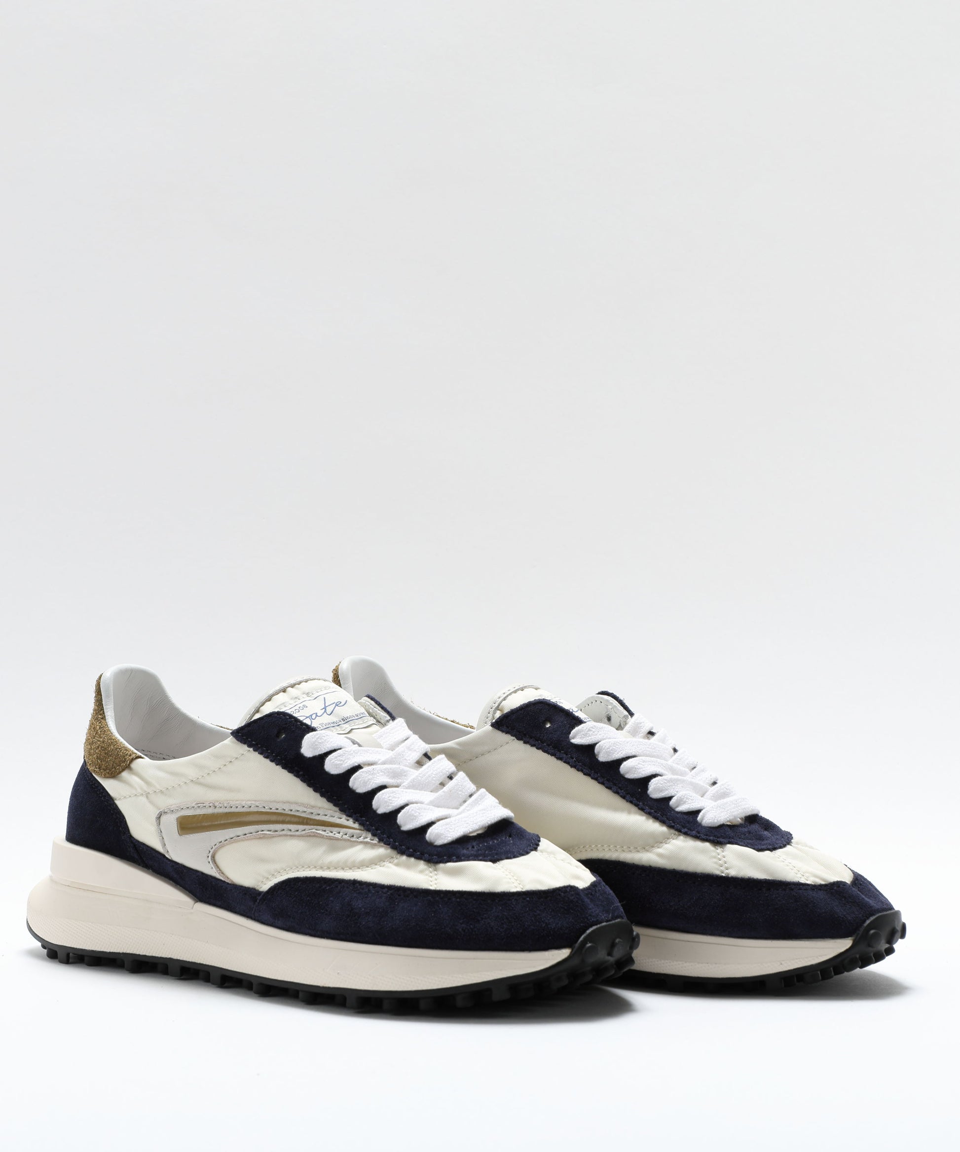 Sneakers D.A.T.E. ATHLETA NYLON IVORY-BLUE Avorio/blu | D.A.T.E.