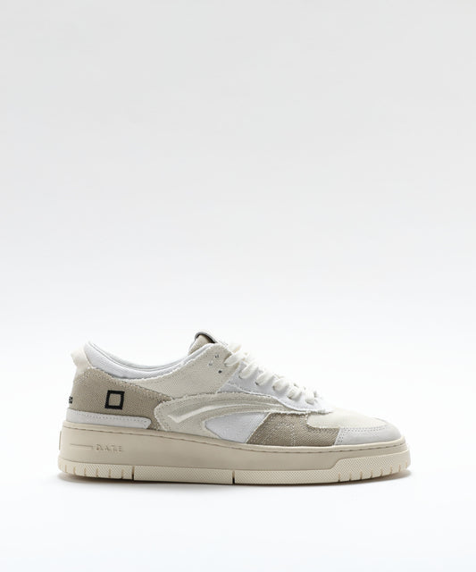 Sneakers D.A.T.E. TORNEO FRINGED NATURAL Naturale | D.A.T.E.