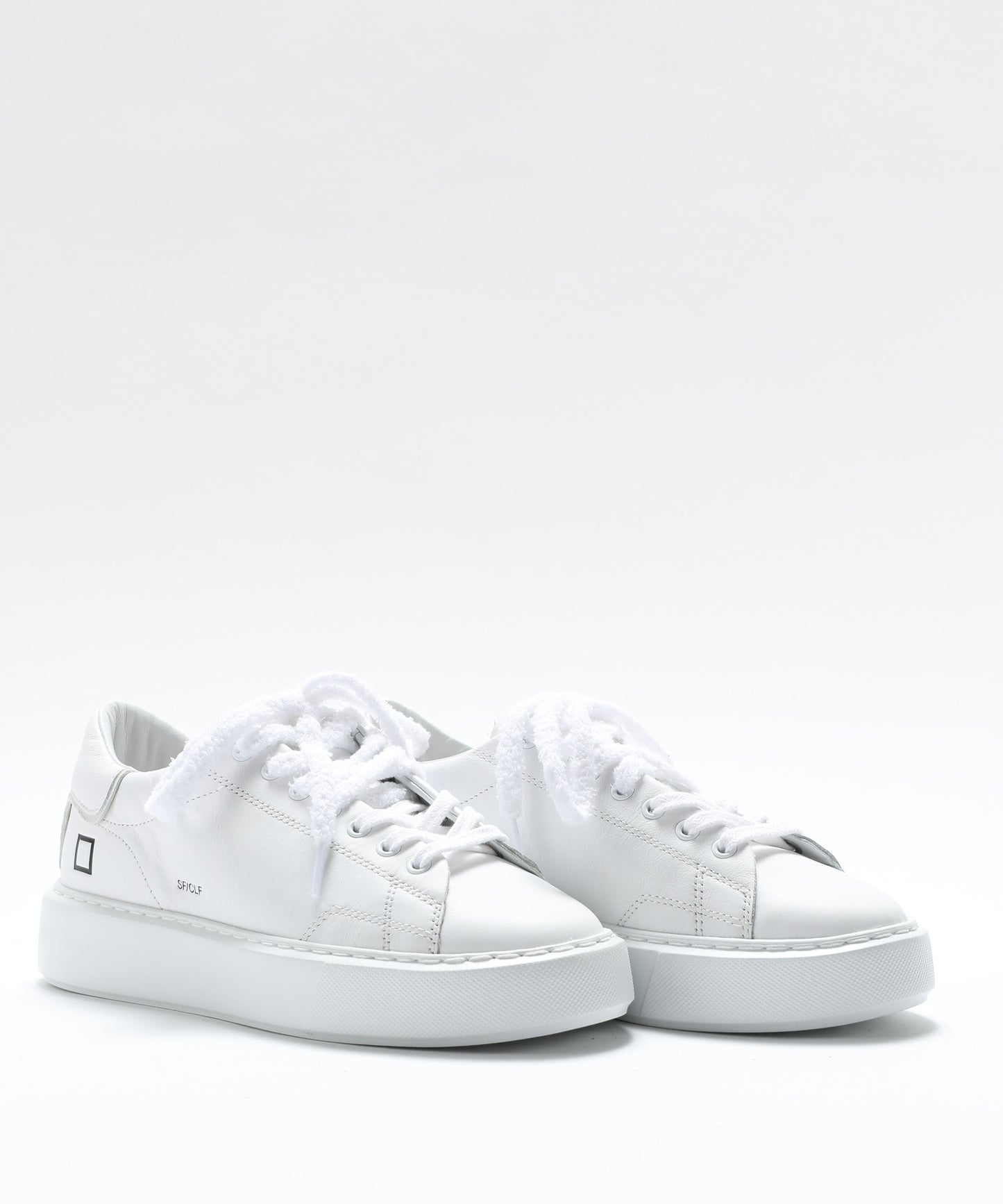 D.A.T.E. SFERA CALF WHITE