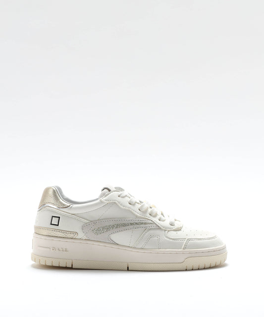 Sneakers D.A.T.E. TORNEO PURE SHINY IVORY Avorio | D.A.T.E.