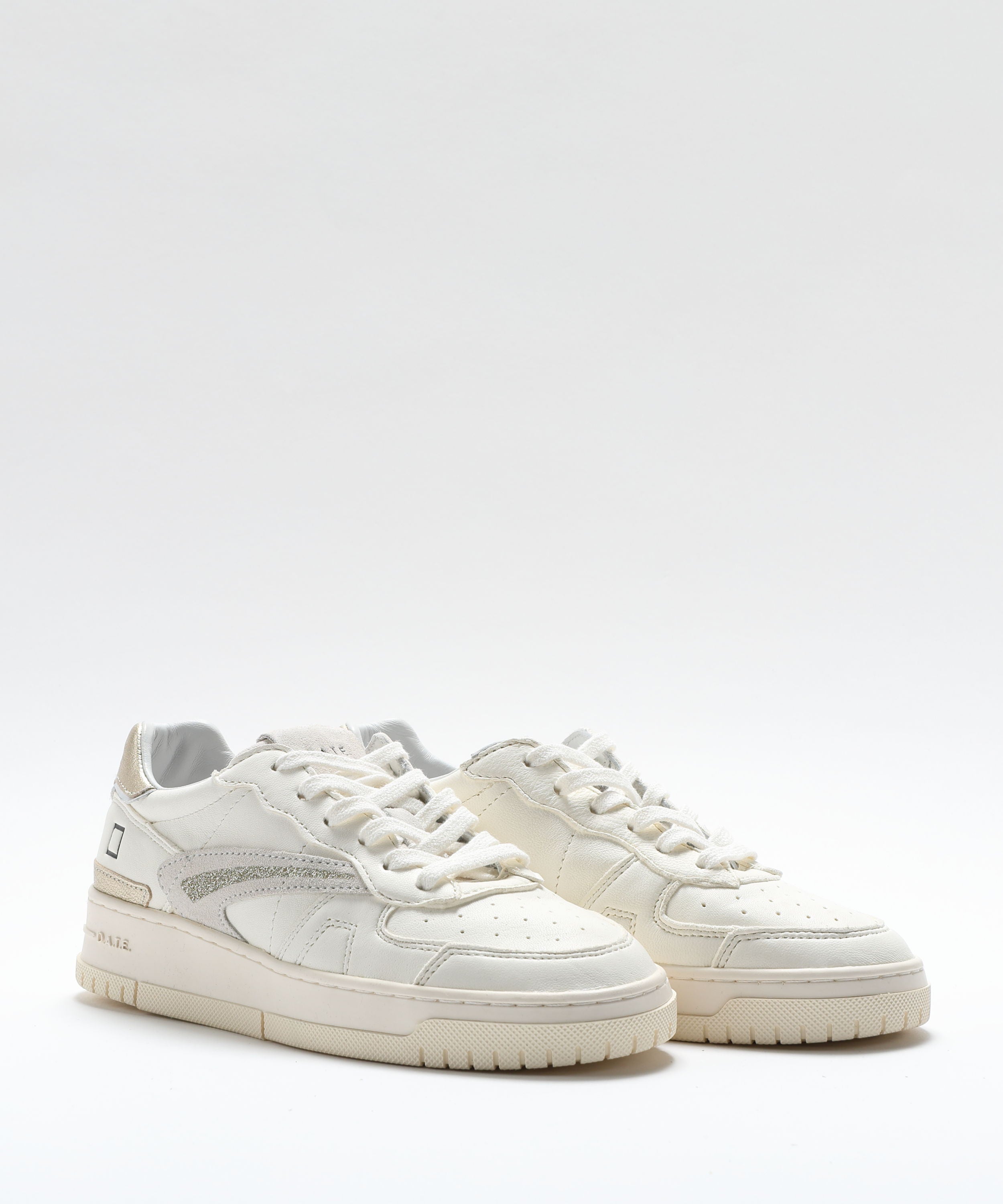 Sneakers D.A.T.E. TORNEO PURE SHINY IVORY Avorio | D.A.T.E.
