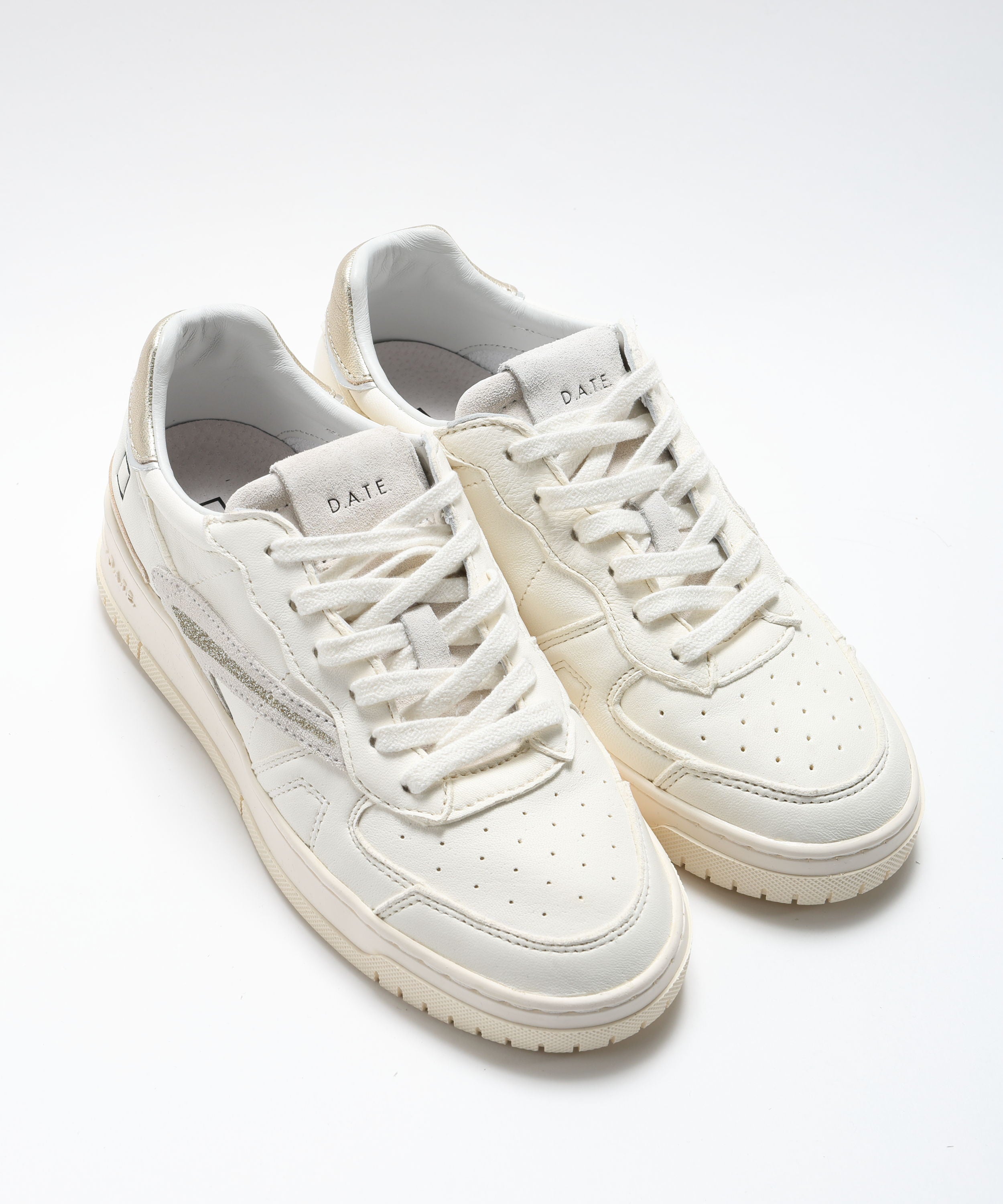 Sneakers D.A.T.E. TORNEO PURE SHINY IVORY Avorio | D.A.T.E.