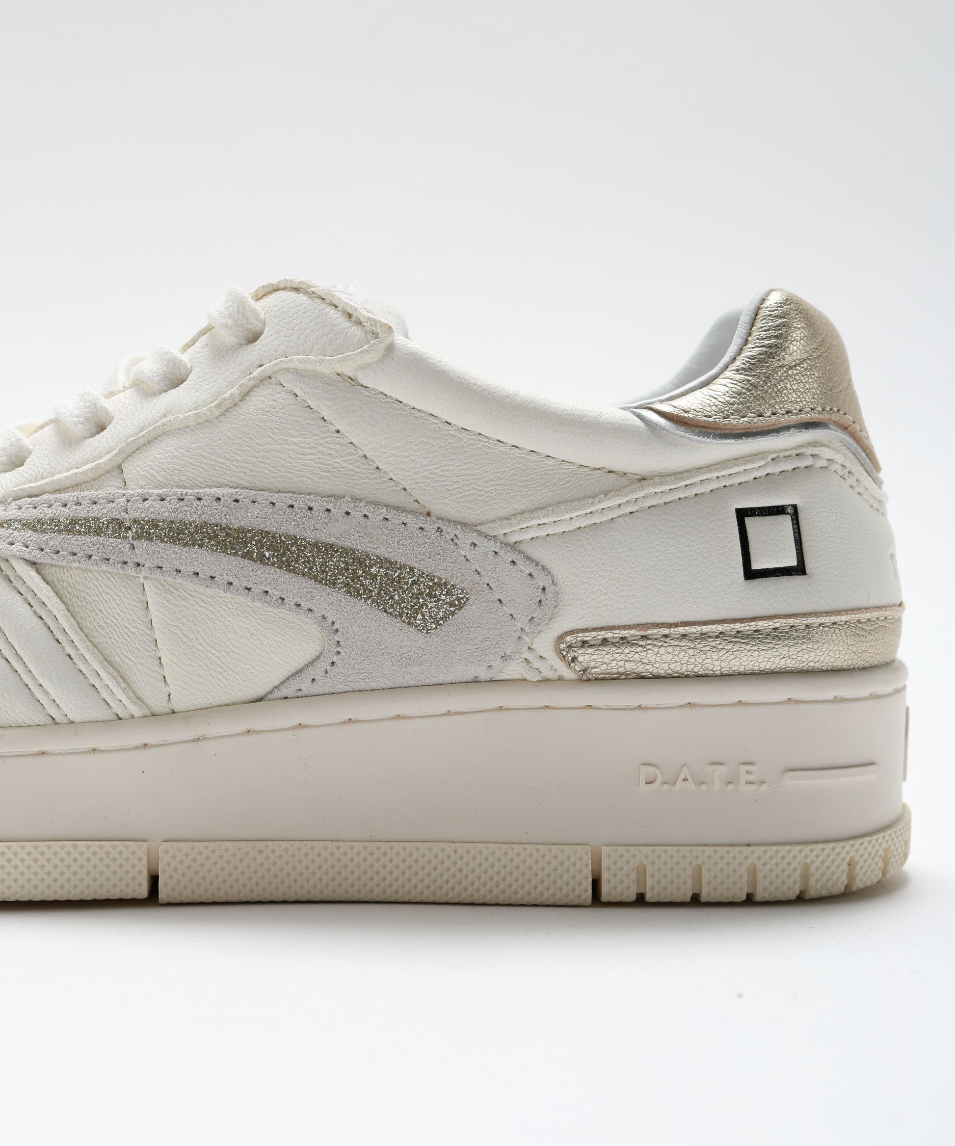Sneakers D.A.T.E. TORNEO PURE SHINY IVORY Avorio | D.A.T.E.