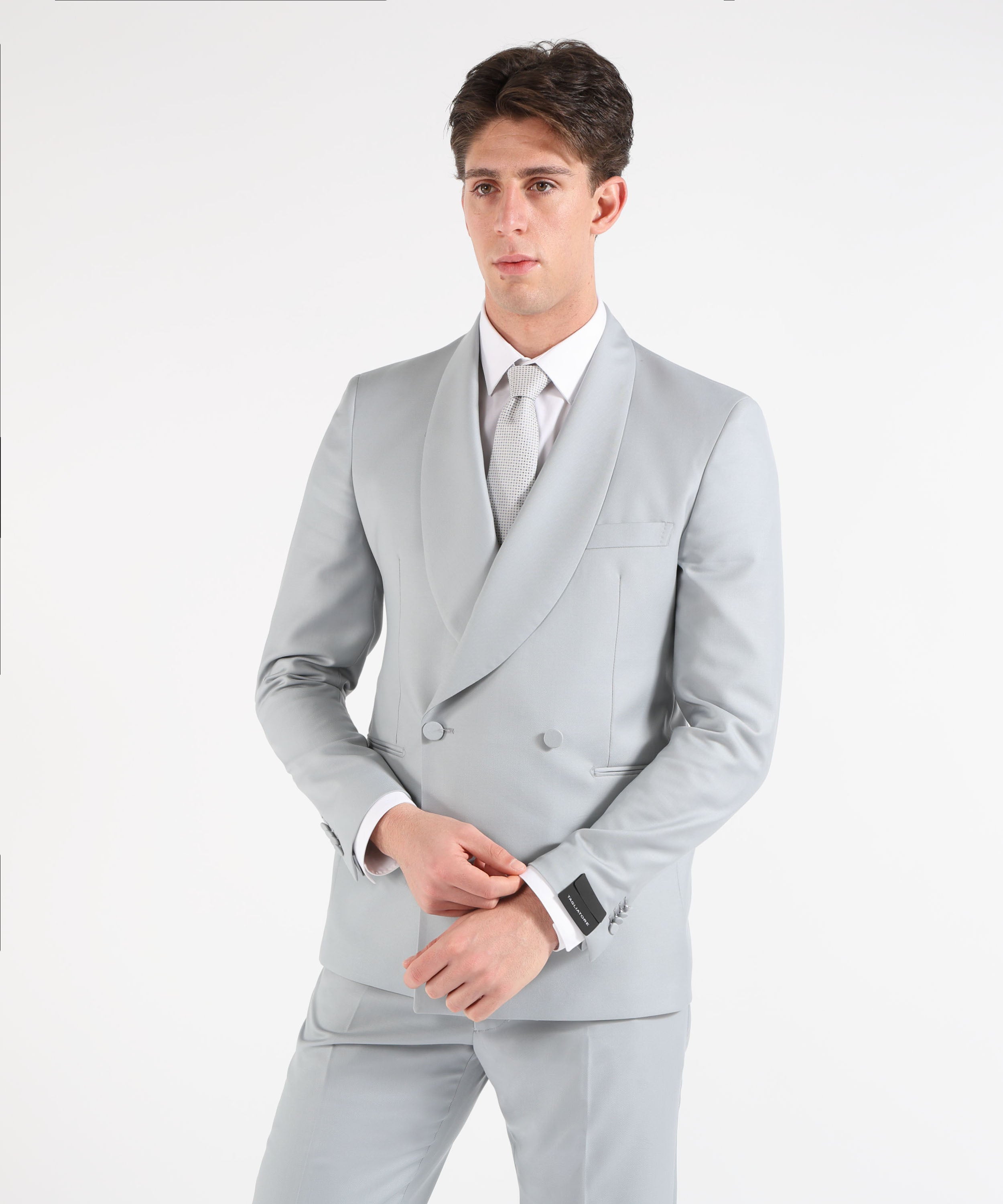 Dresses & Suits TAGLIATORE Unlined double-breasted suit with 2 shawl-lapel buttons Perla | TAGLIATORE