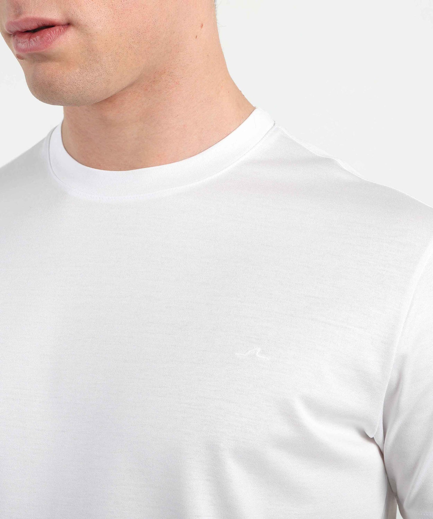 PAUL&SHARK T-shirt in jersey di cotone con ricamo Shark Fin