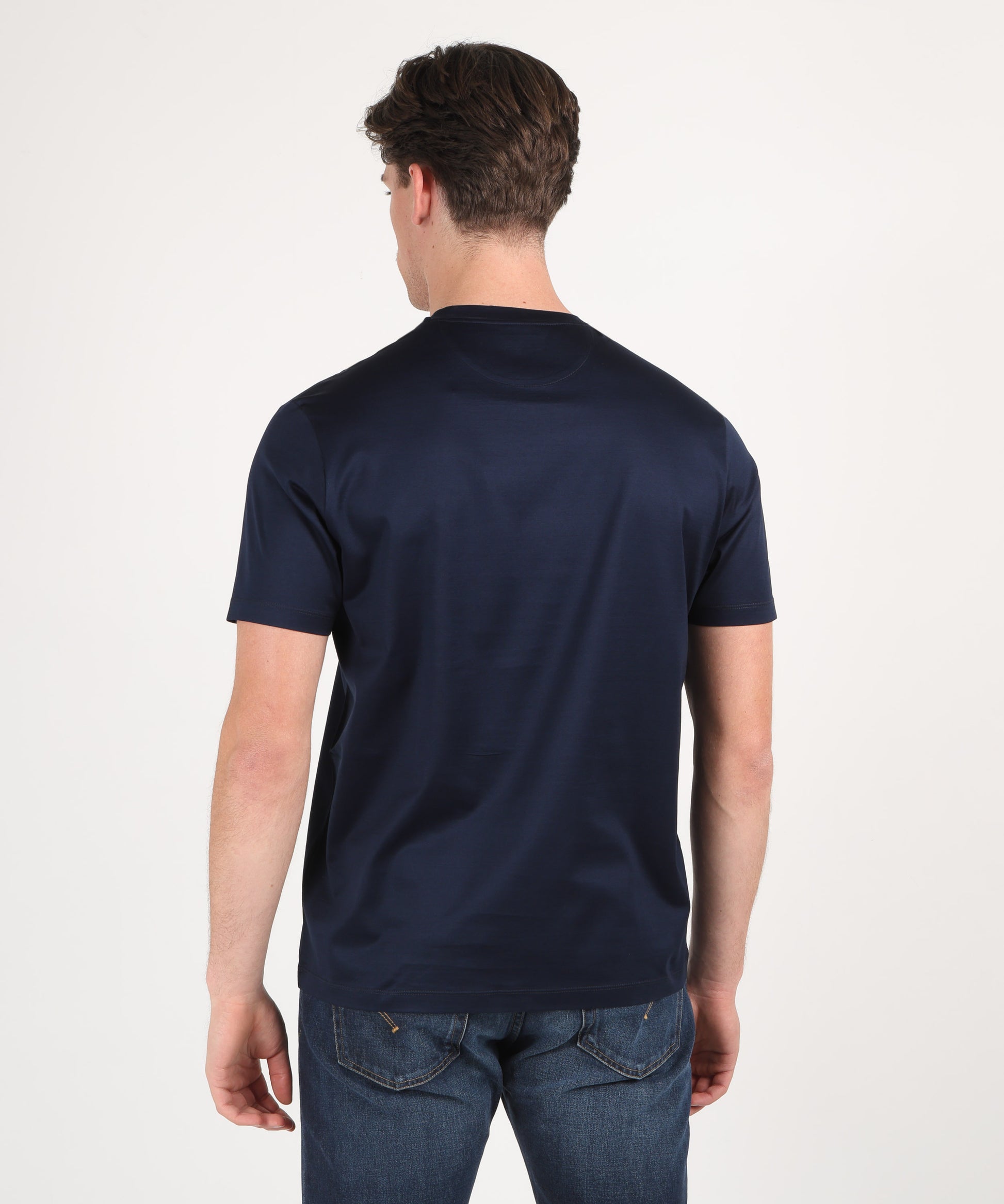 T-shirt PAUL&amp;SHARK T-shirt in jersey di cotone con ricamo Shark Fin Blu | PAUL&SHARK