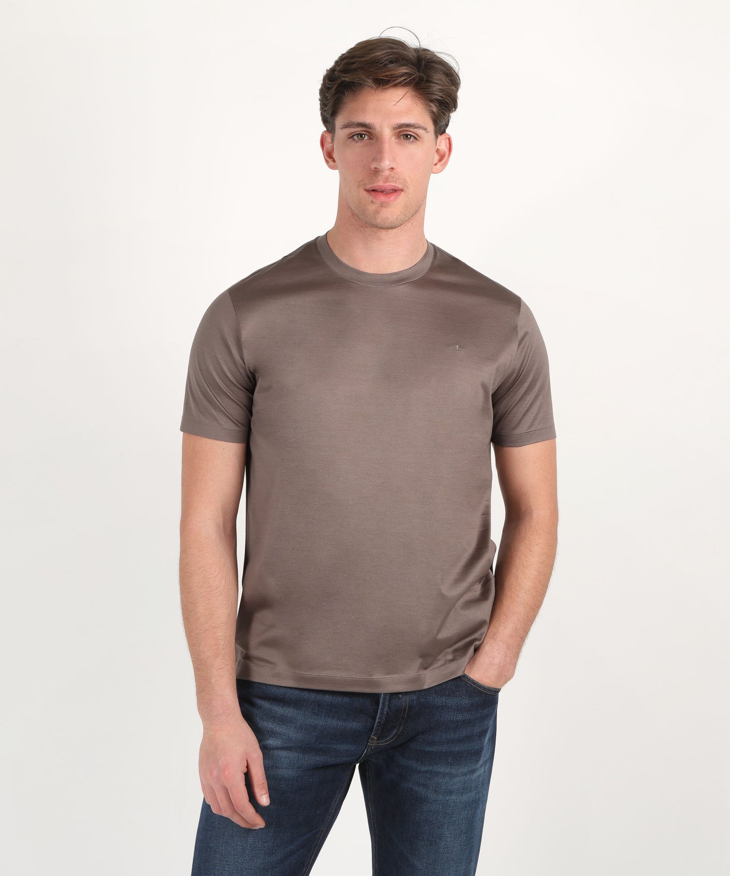 PAUL&SHARK T-shirt in jersey di cotone con ricamo Shark Fin