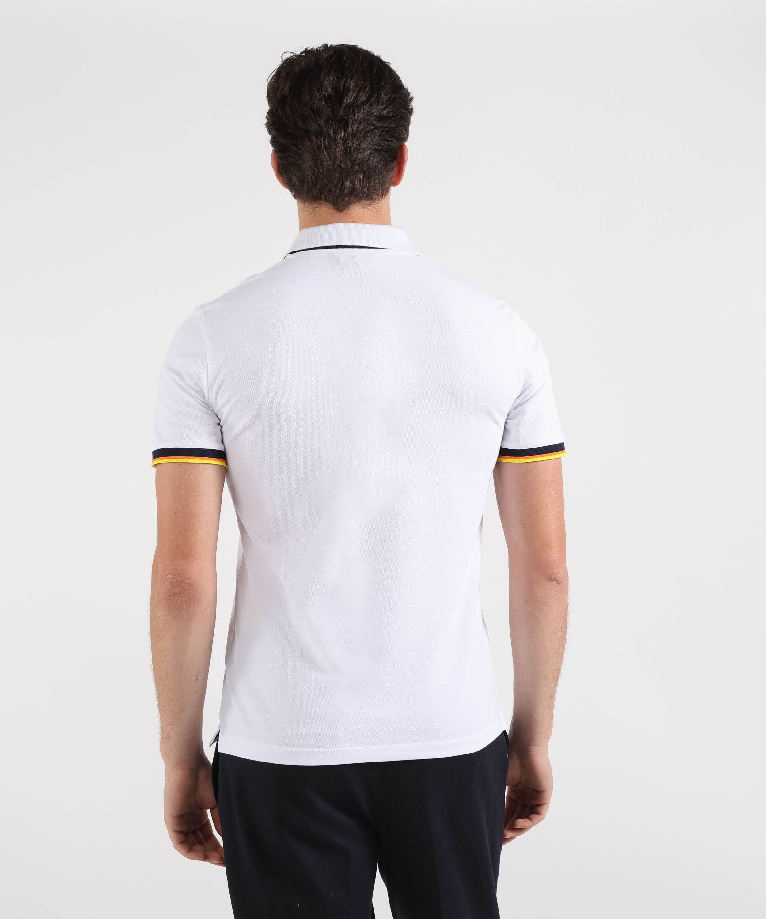 Polo K-WAY VINCENT PIQUE SLIM Bianco | K-WAY
