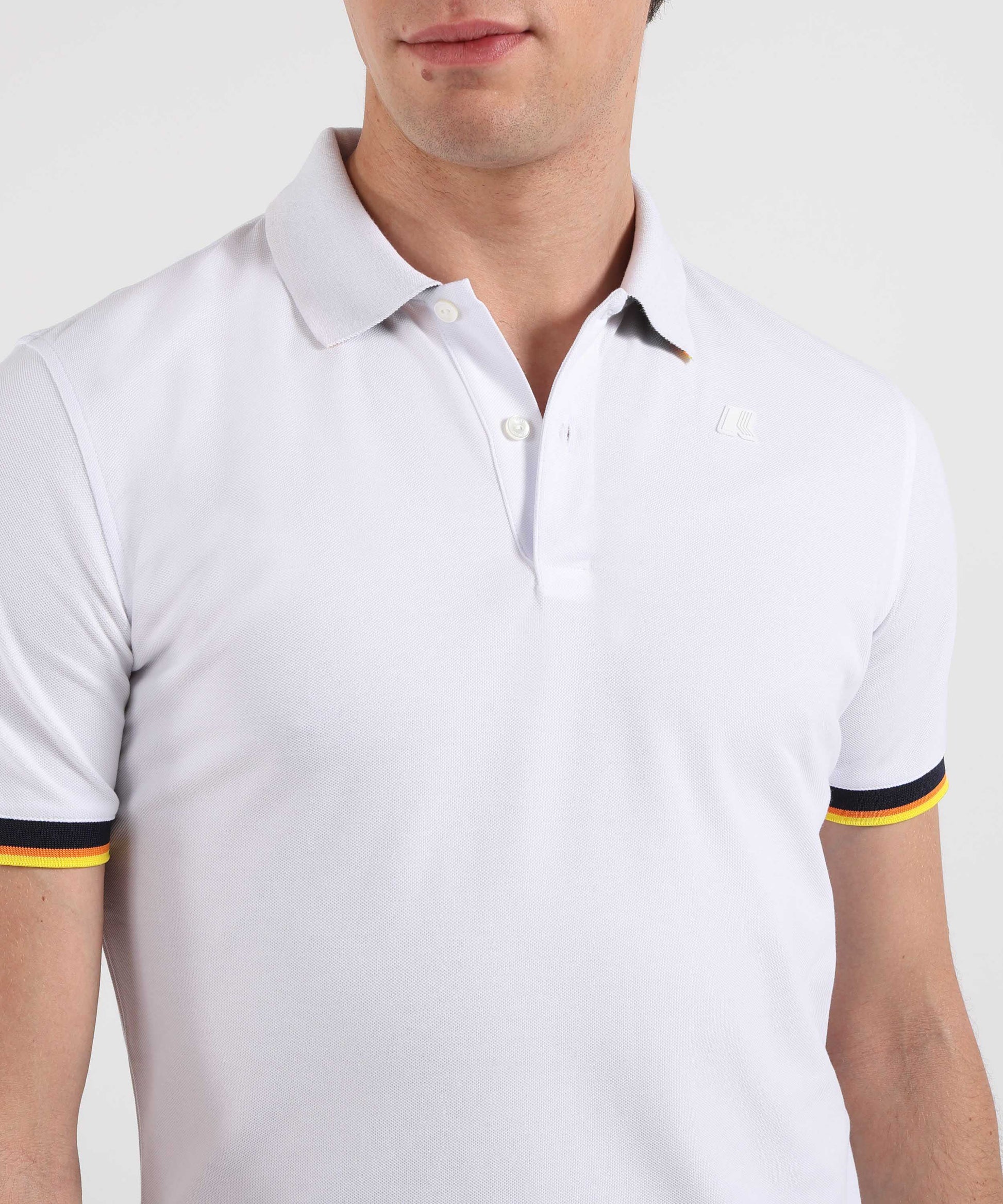Polo K-WAY VINCENT PIQUE SLIM Bianco | K-WAY