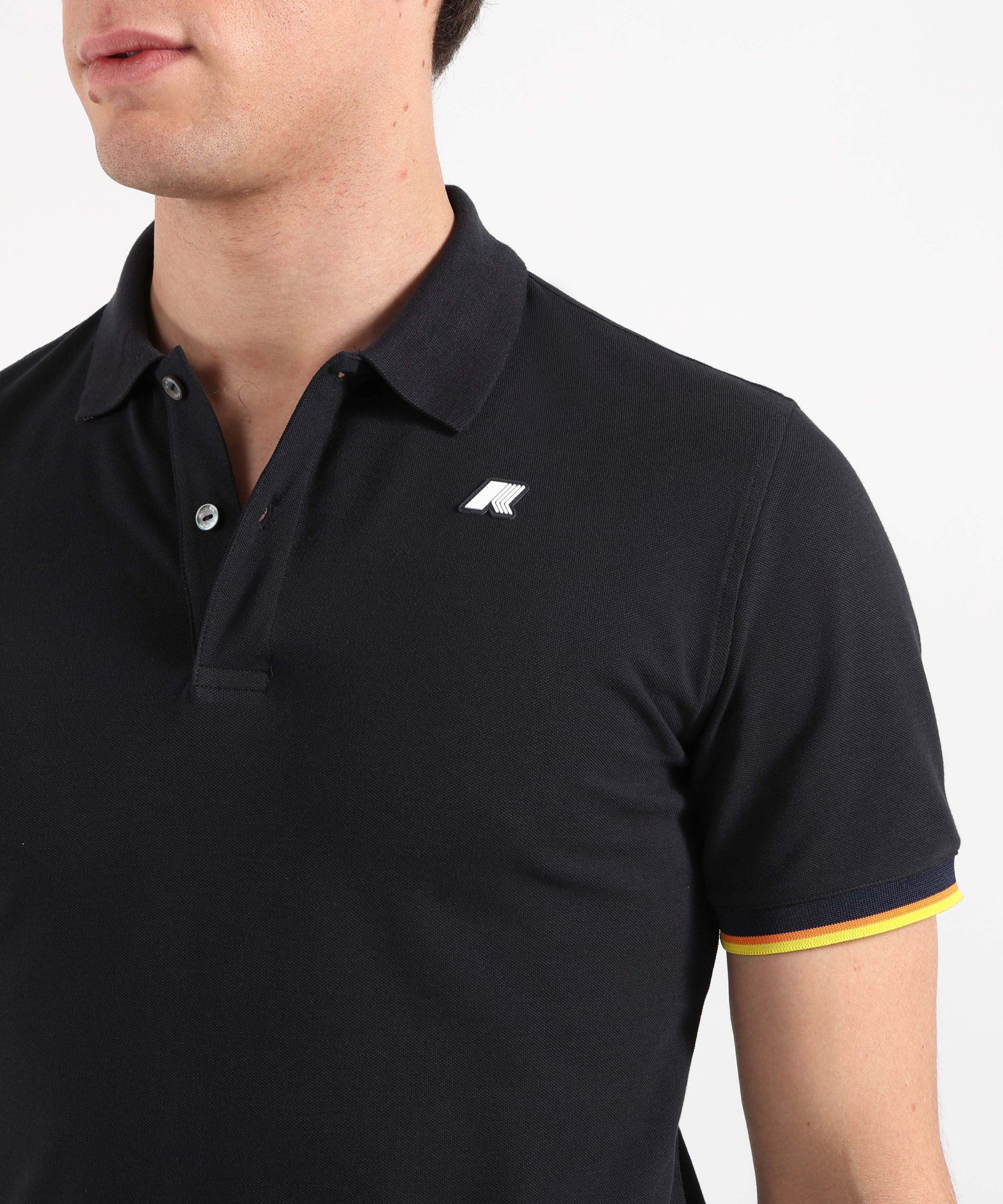 Polo K-WAY VINCENT PIQUE SLIM Blu | K-WAY