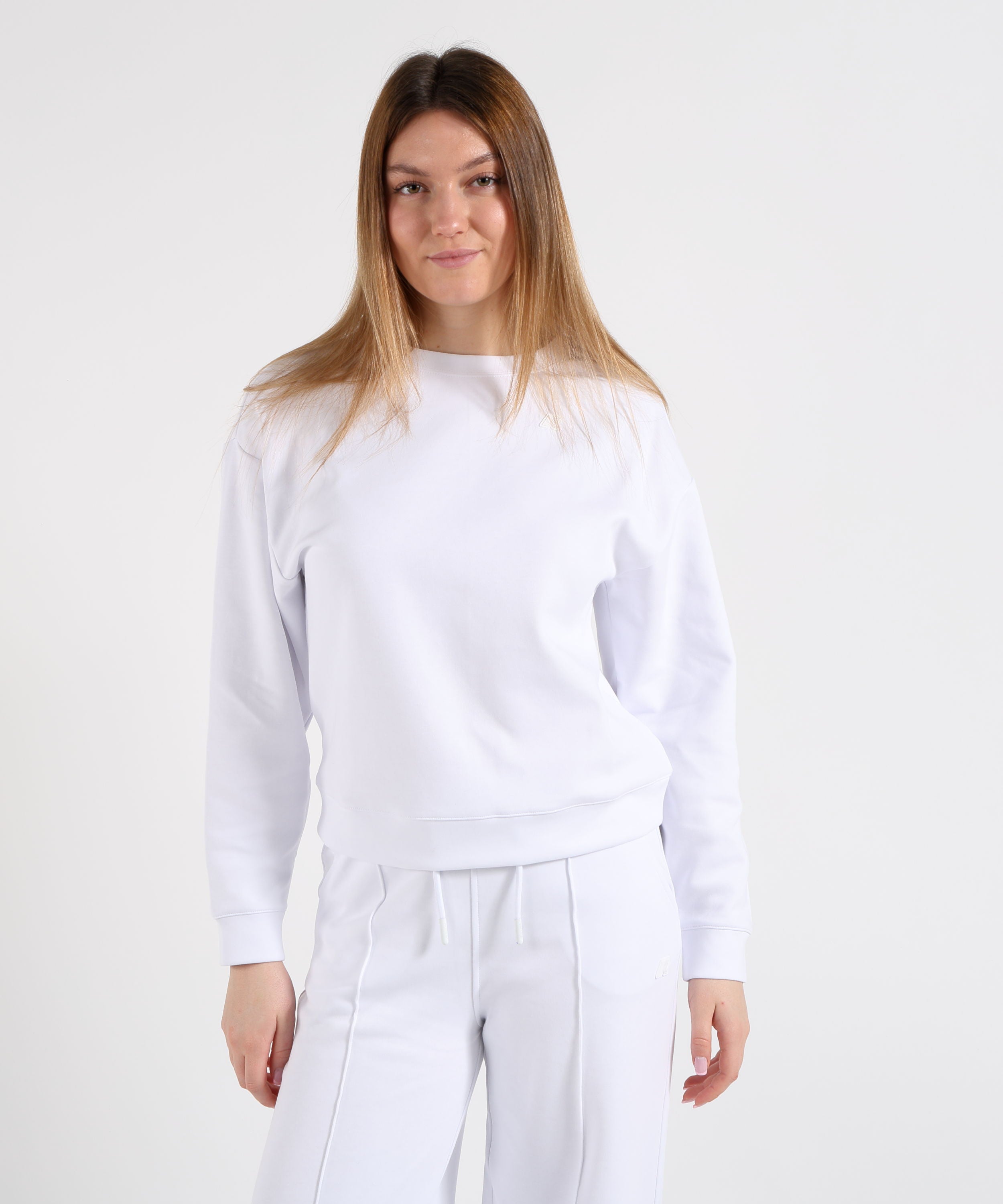 Felpe K-WAY LOIZELLE INTERLOCK Bianco | K-WAY