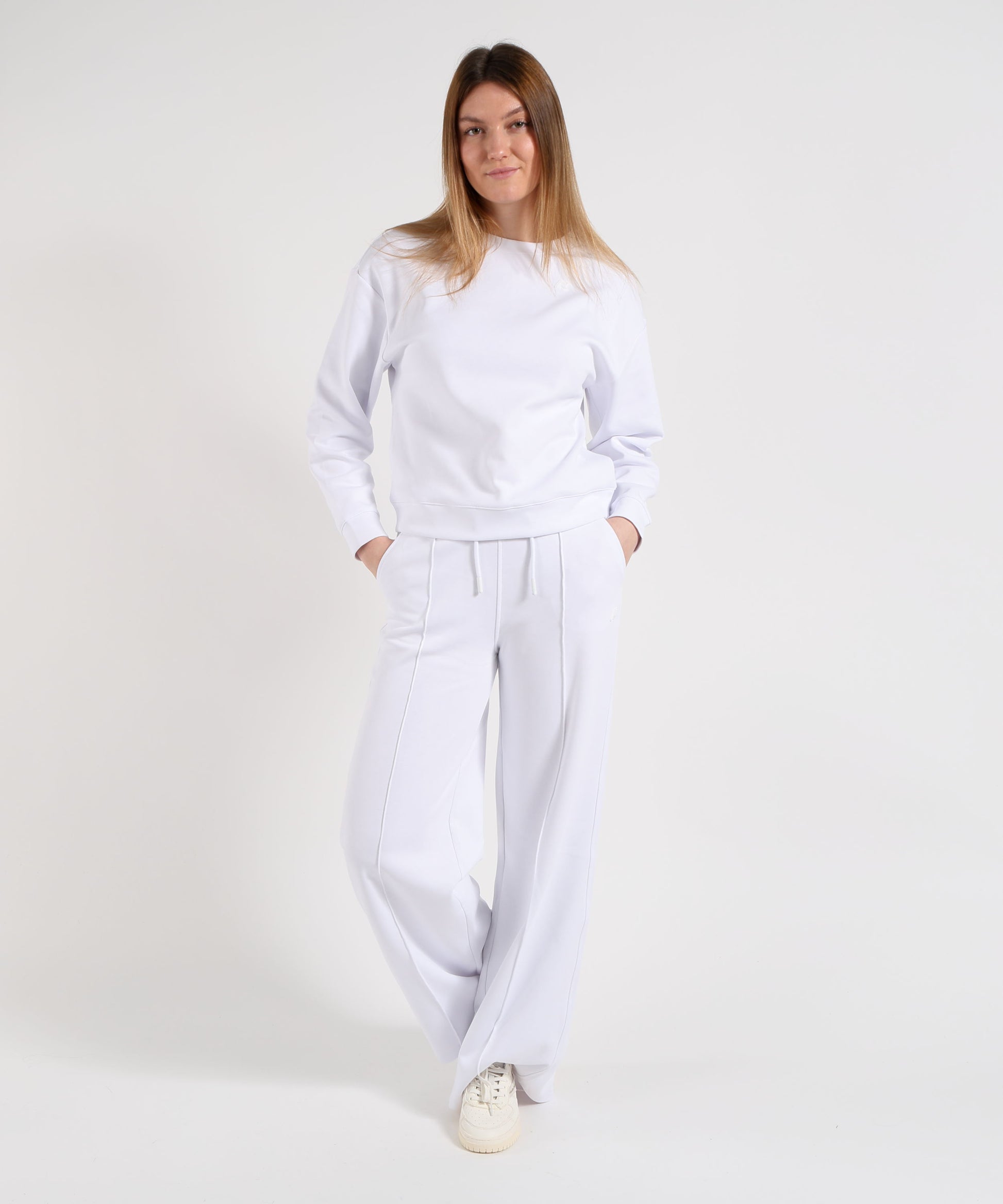Felpe K-WAY LOIZELLE INTERLOCK Bianco | K-WAY