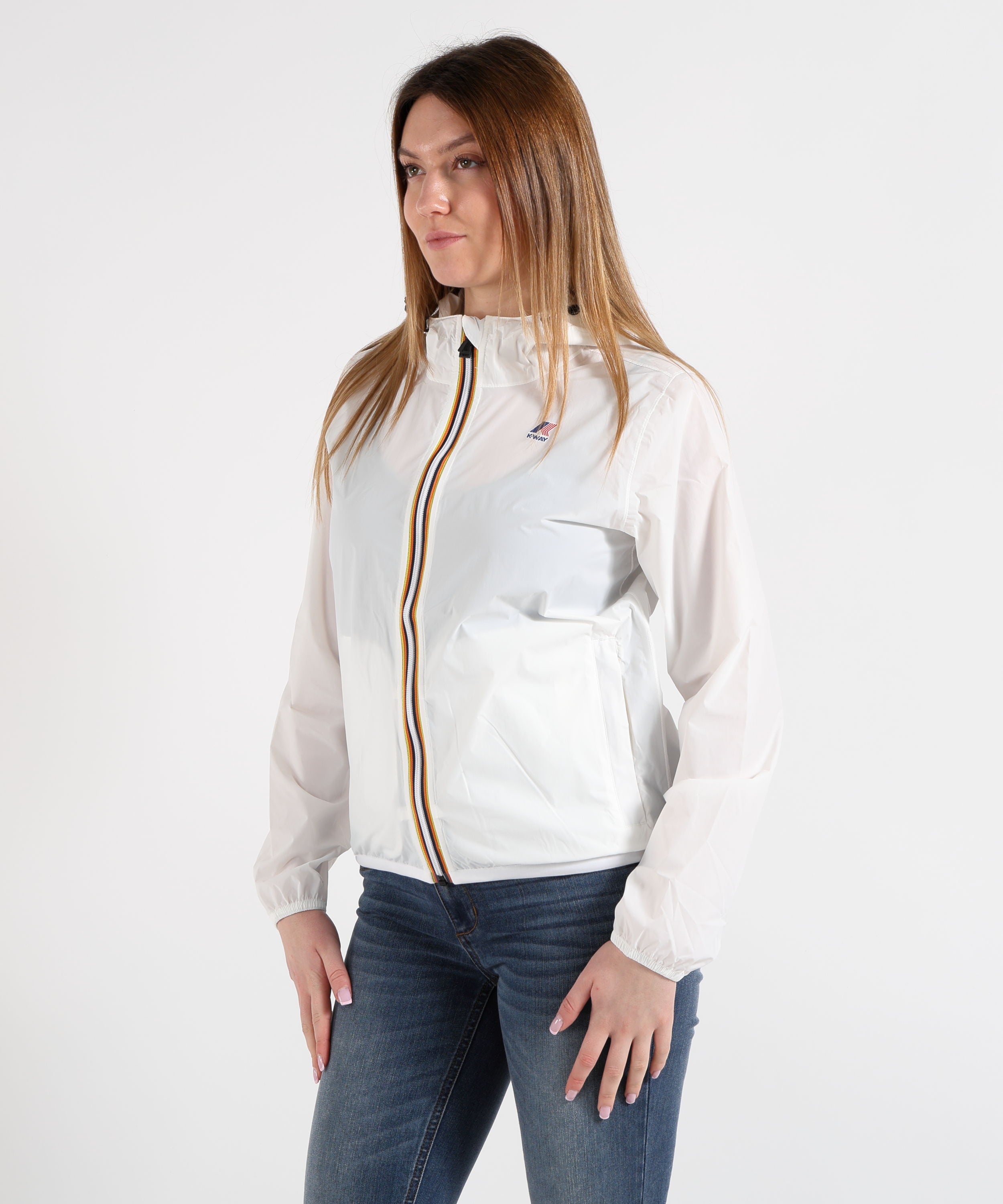 Giacche K-WAY P. LILY PLUS.2 REVERSIBLEVIOLET Bianco | K-WAY